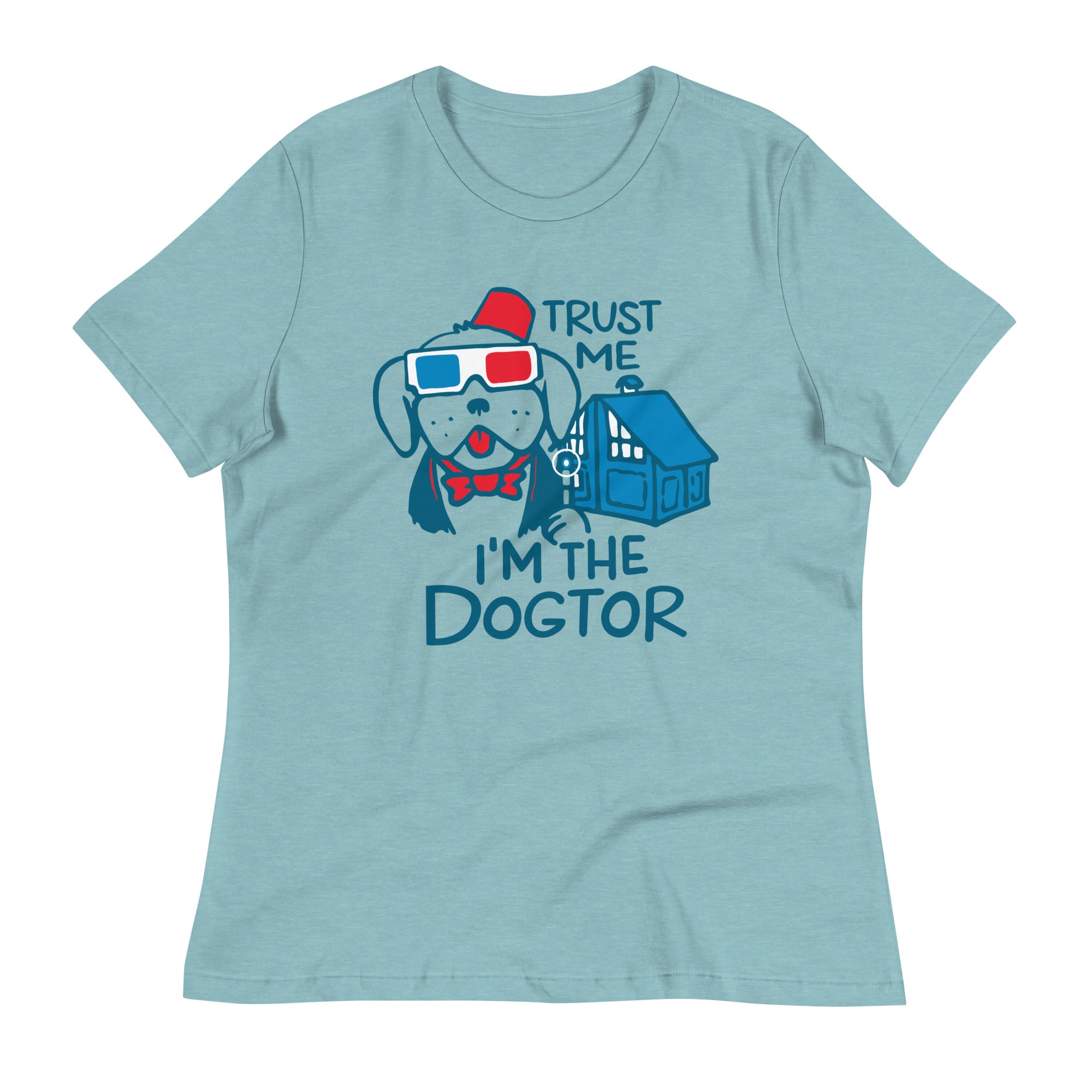 Trust Me, I'm The Dogtor Women's Signature Tee Hoodie, Sweatshirt | PureTeeCo.com (Image 2)