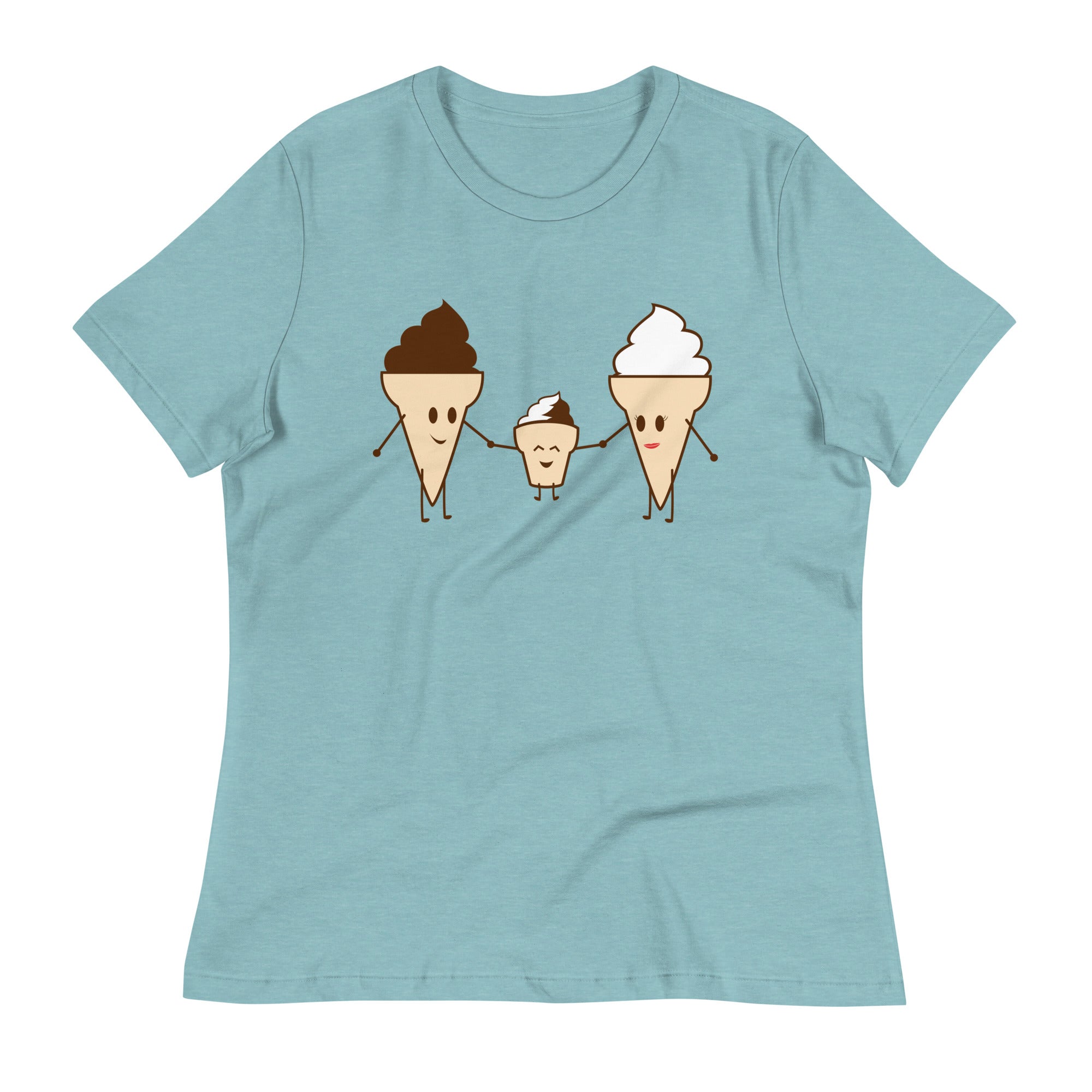 Ice Cream Family Women's Signature Tee Hoodie, Sweatshirt | PureTeeCo.com (Image 3)