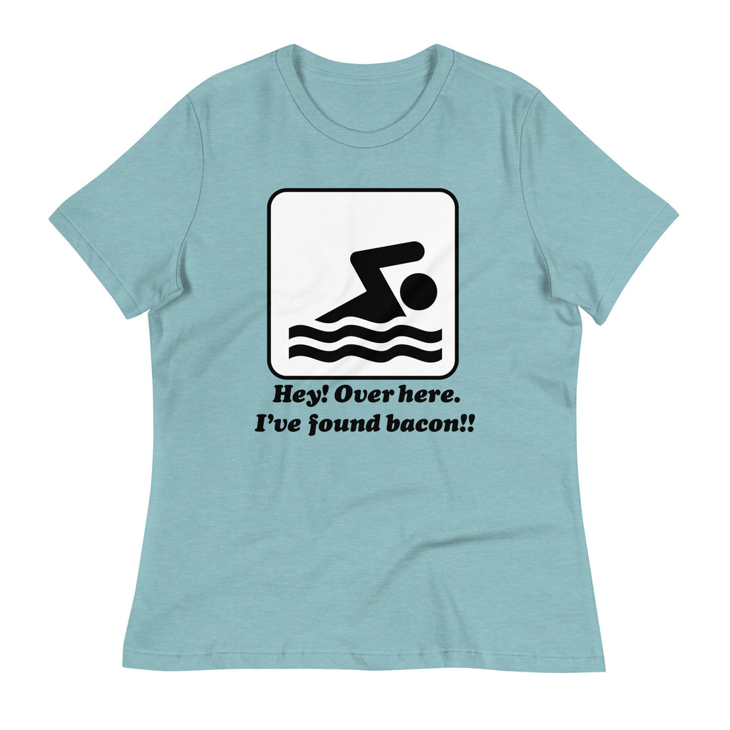 I've Found Bacon! Women's Signature Tee Hoodie, Sweatshirt | PureTeeCo.com (Image 1)