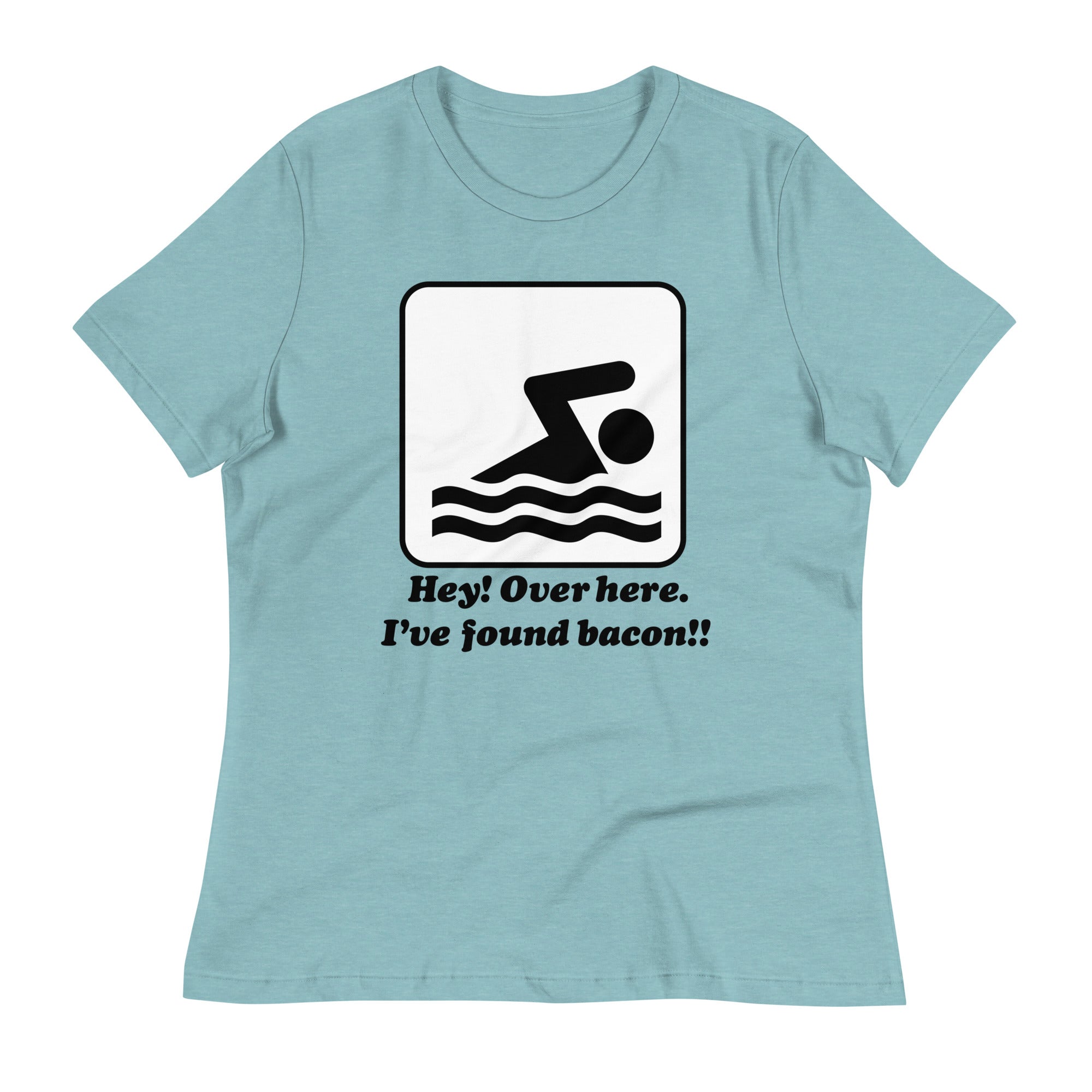 I've Found Bacon! Women's Signature Tee Hoodie, Sweatshirt | PureTeeCo.com (Image 1)
