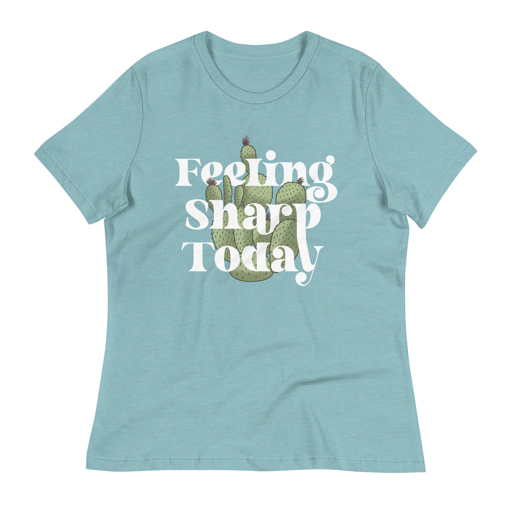 Feeling Sharp Today Women's Signature Tee Hoodie, Sweatshirt | PureTeeCo.com (Image 1)