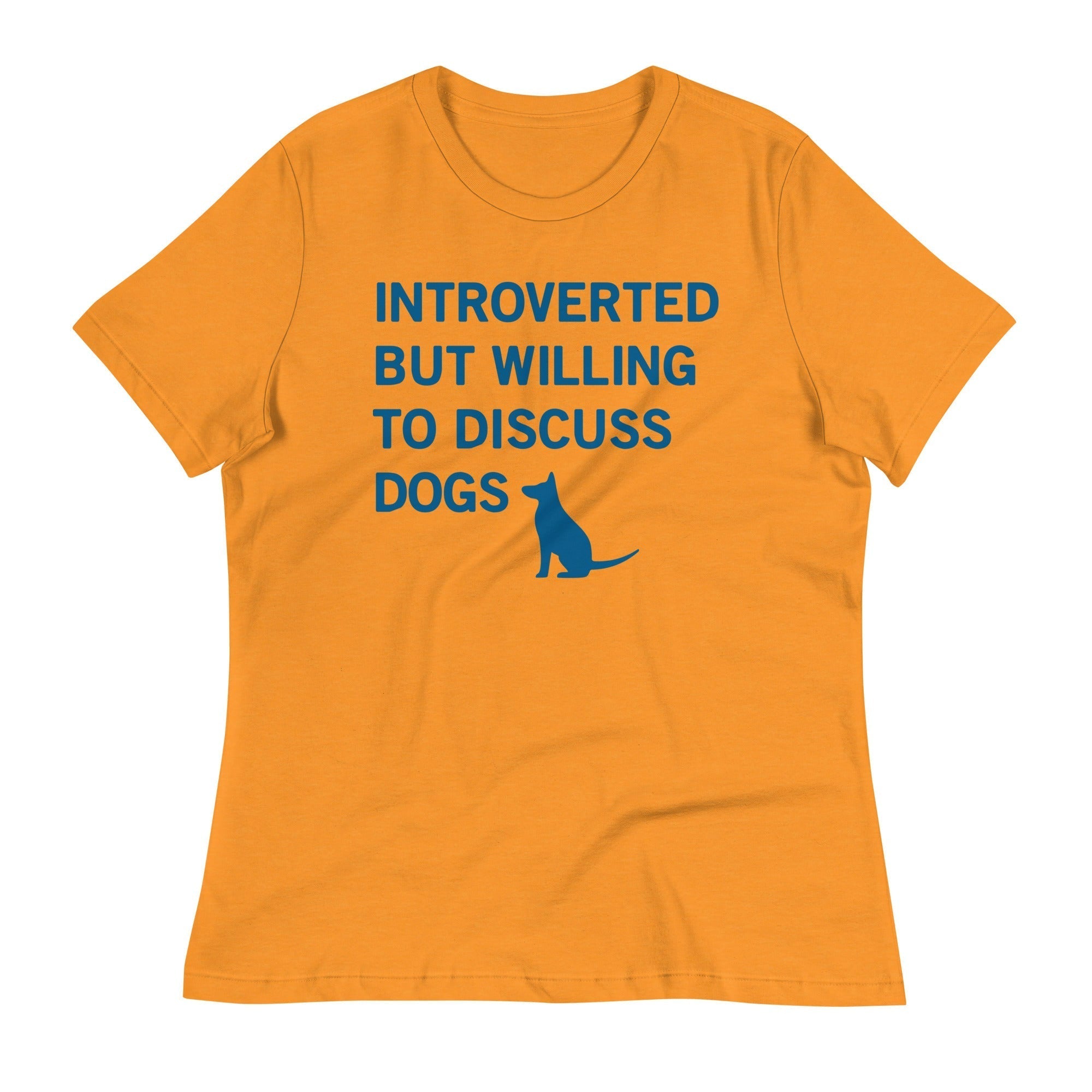 Introverted But Willing To Discuss Dogs Women's Signature Tee Hoodie, Sweatshirt | PureTeeCo.com (Image 5)