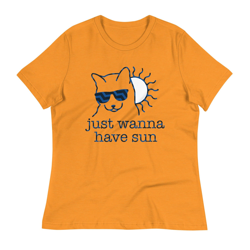 Just Wanna Have Sun Women's Signature Tee Hoodie, Sweatshirt | PureTeeCo.com (Image 5)