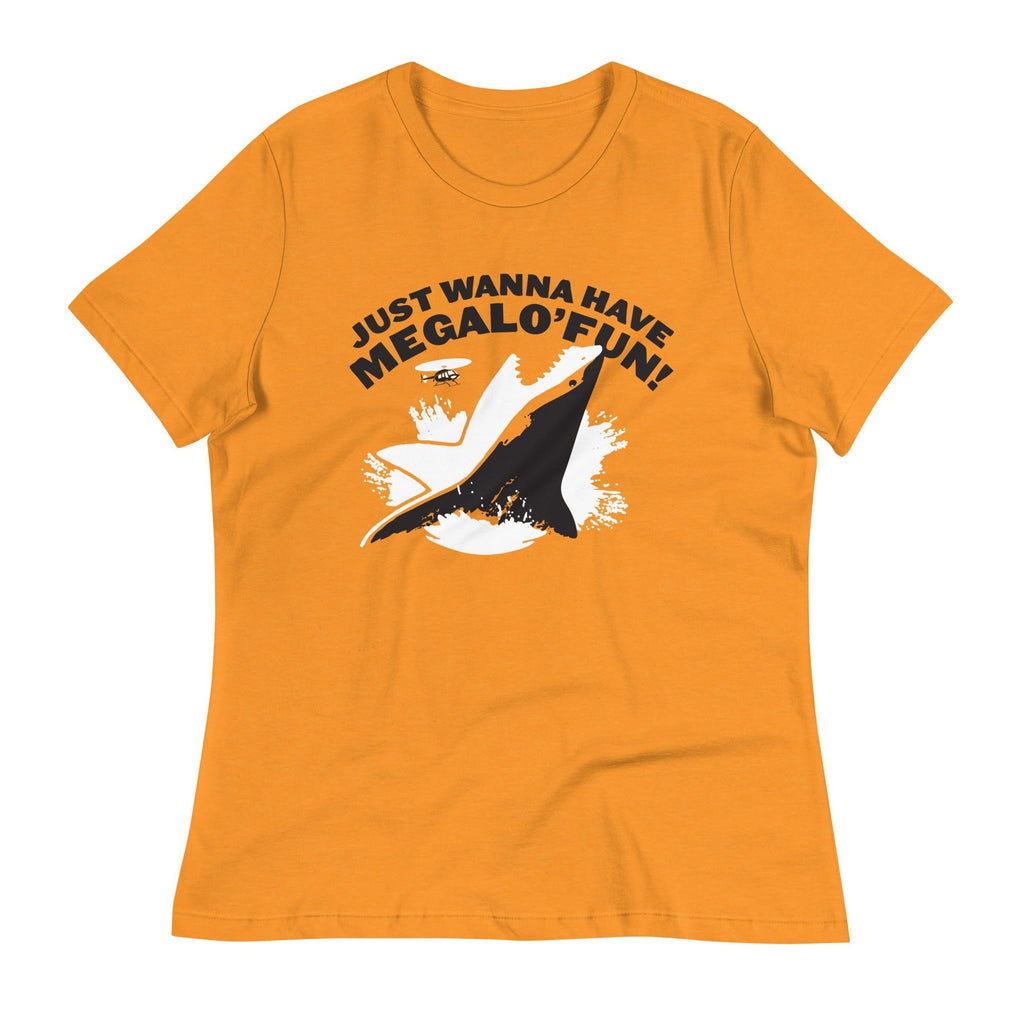 Just Wanna Have Megalo' Fun! Women's Signature Tee Hoodie, Sweatshirt | PureTeeCo.com (Image 4)