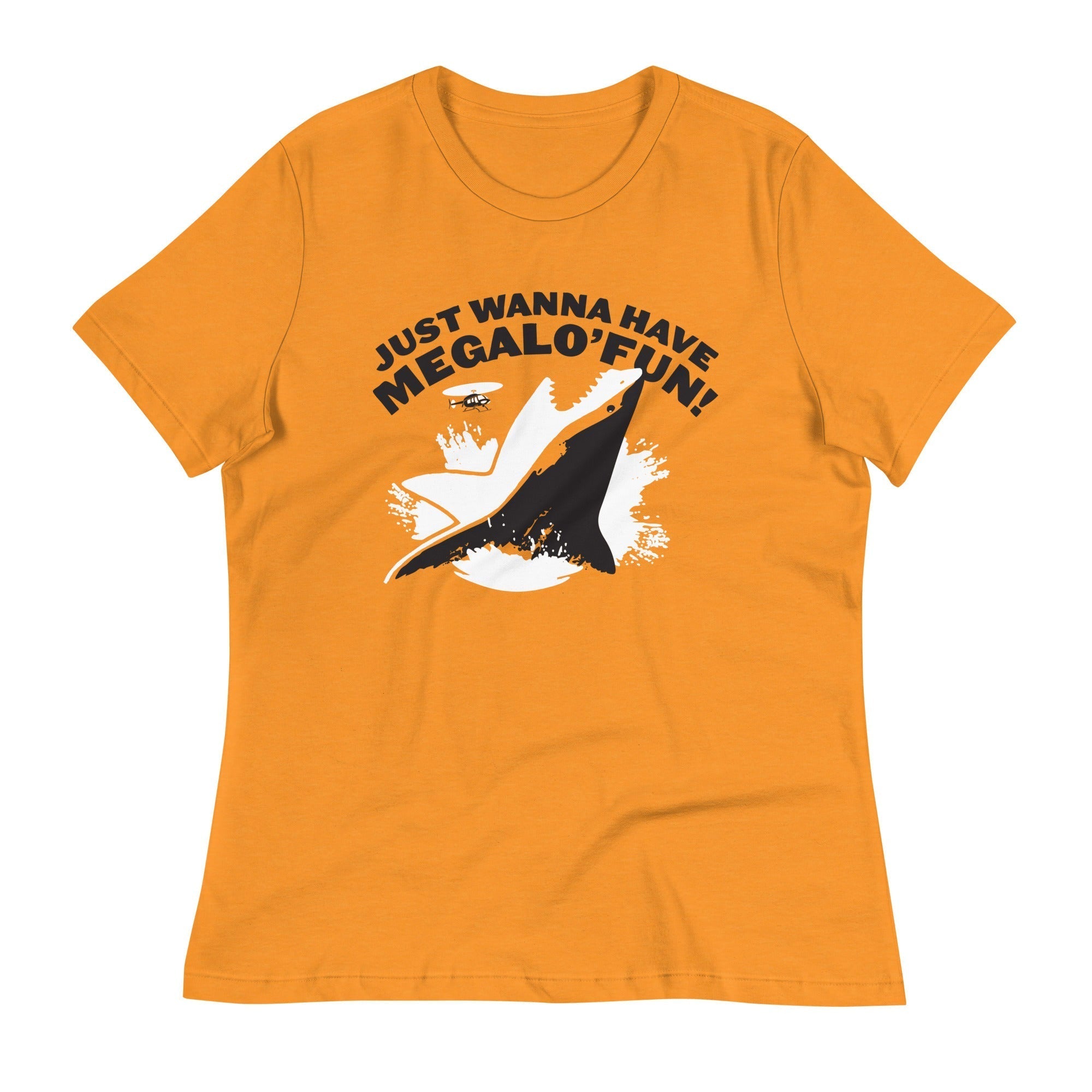Just Wanna Have Megalo' Fun! Women's Signature Tee Hoodie, Sweatshirt | PureTeeCo.com (Image 4)