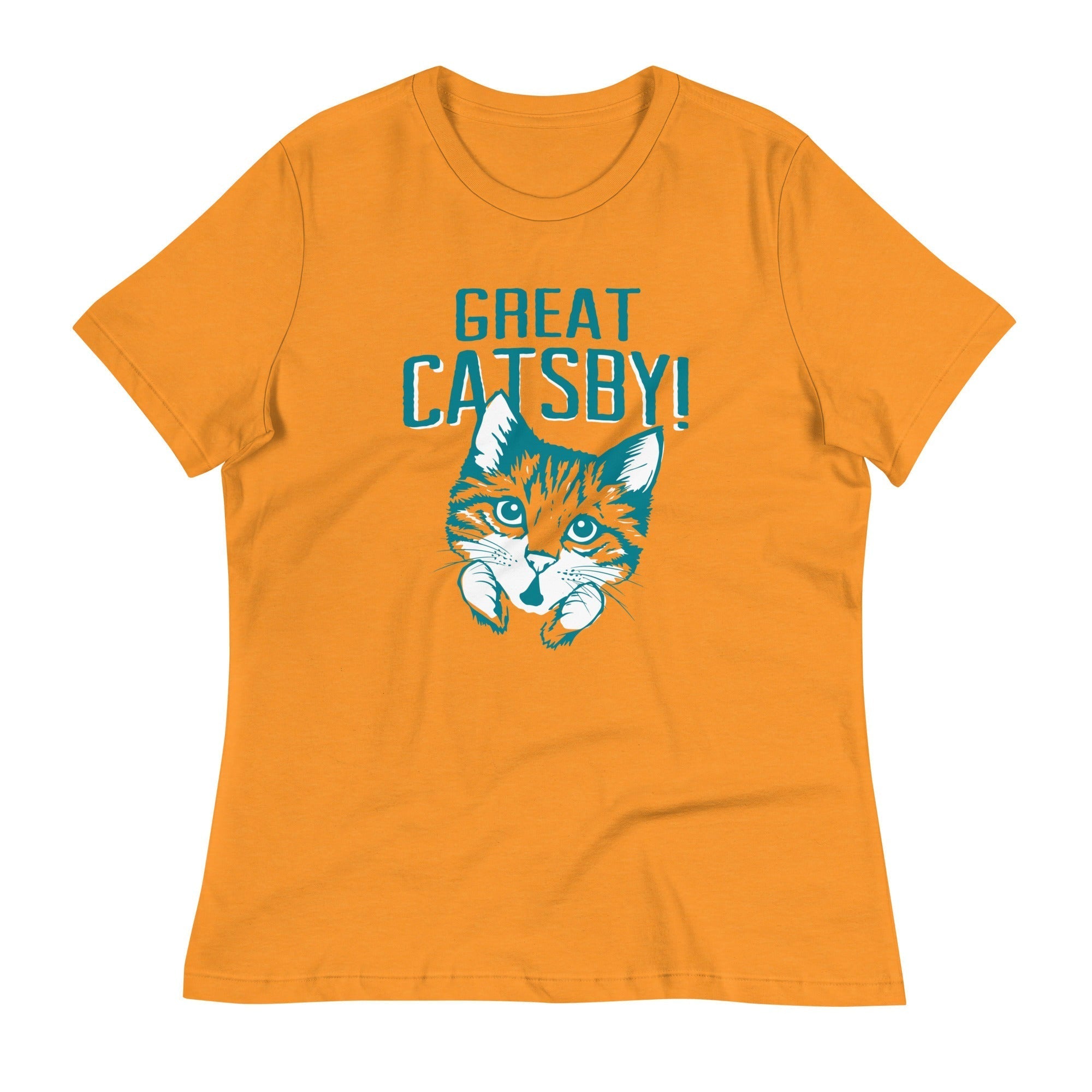 Great Catsby! Women's Signature Tee Hoodie, Sweatshirt | PureTeeCo.com (Image 2)