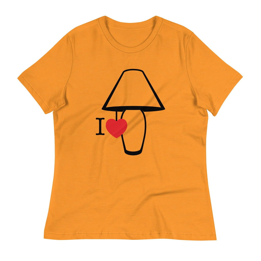 I Love Lamp Women's Signature Tee Hoodie, Sweatshirt | PureTeeCo.com (Image 3)