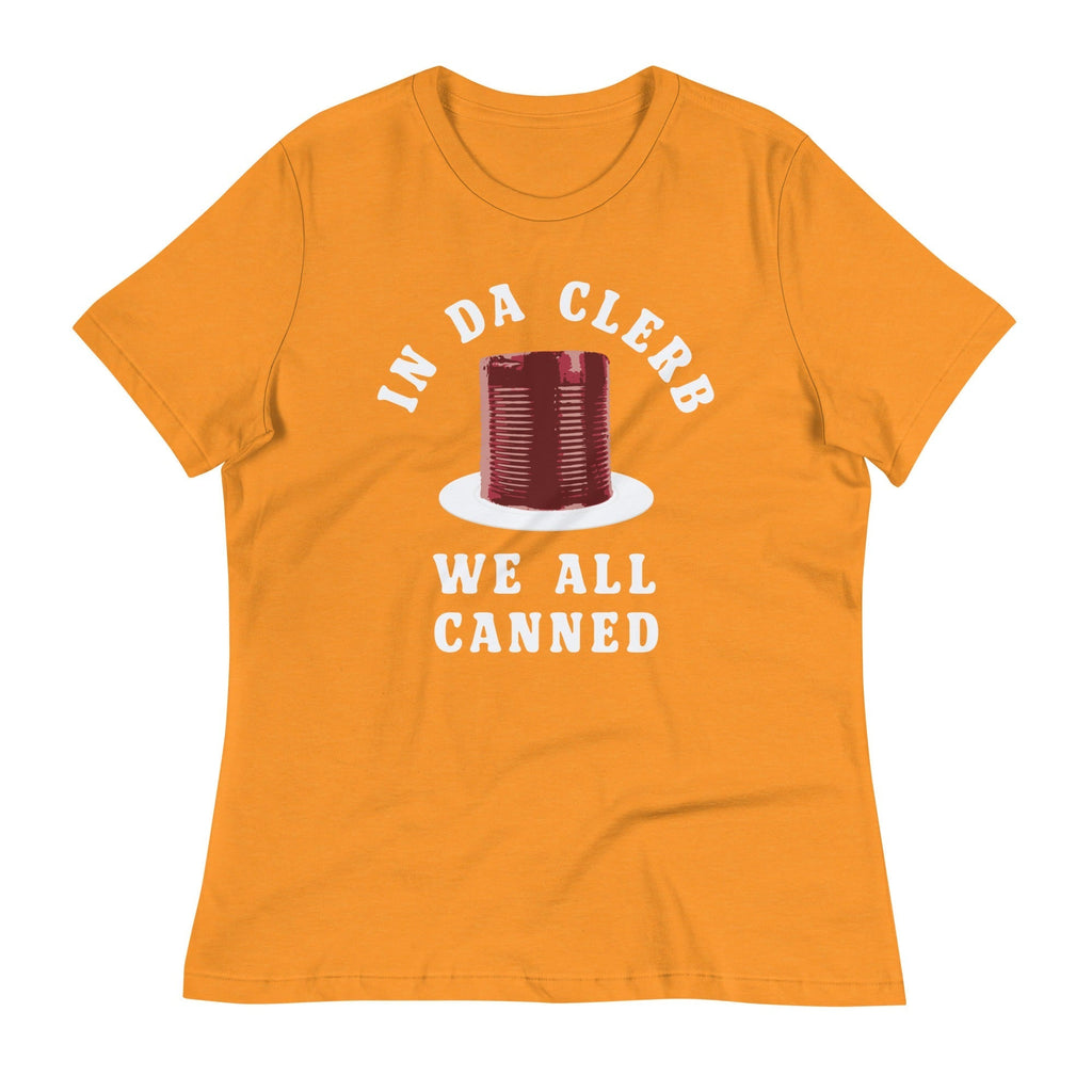 In Da Clerb We All Canned Women's Signature Tee Hoodie, Sweatshirt | PureTeeCo.com (Image 4)