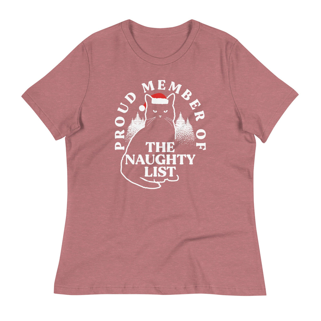 The Naughty List Women's Signature Tee Hoodie, Sweatshirt | PureTeeCo.com (Image 4)