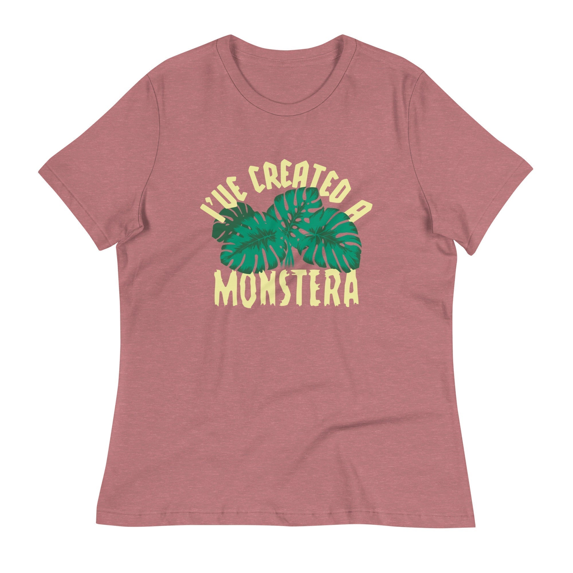 I've Created A Monstera Women's Signature Tee Hoodie, Sweatshirt | PureTeeCo.com (Image 4)