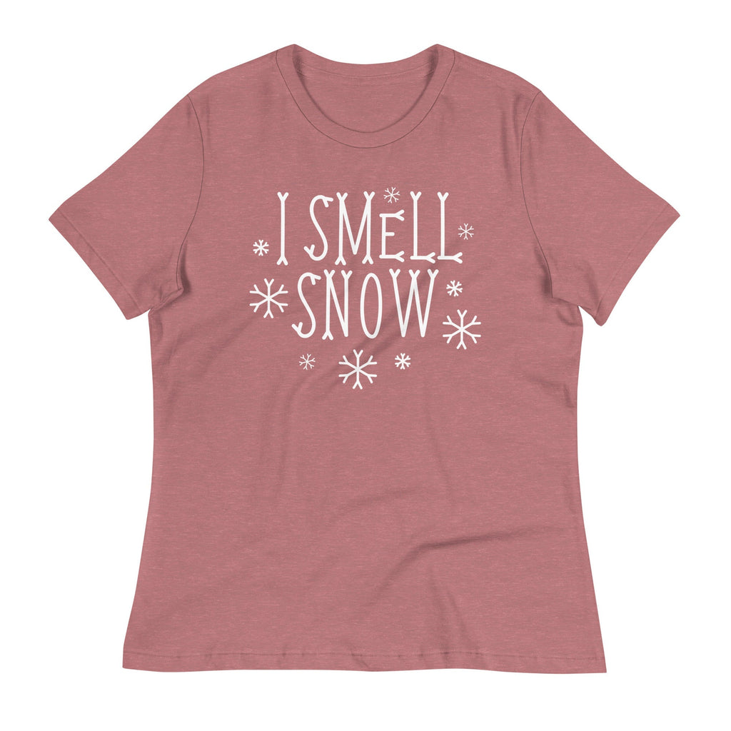 I Smell Snow Women's Signature Tee Hoodie, Sweatshirt | PureTeeCo.com (Image 3)