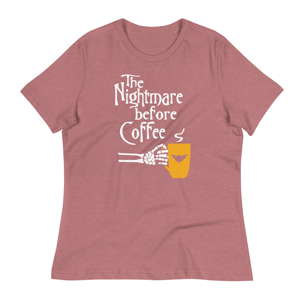 The Nightmare Before Coffee Women's Signature Tee Hoodie, Sweatshirt | PureTeeCo.com (Image 4)