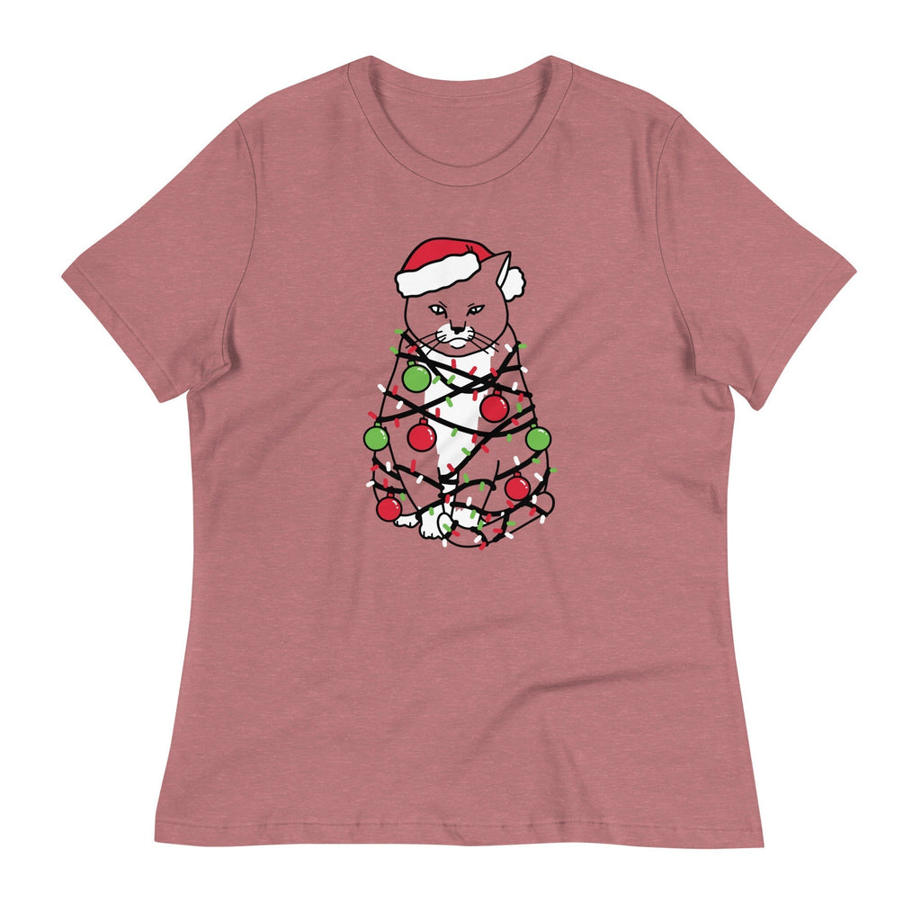 Meowy Christmas Women's Signature Tee Hoodie, Sweatshirt | PureTeeCo.com (Image 2)