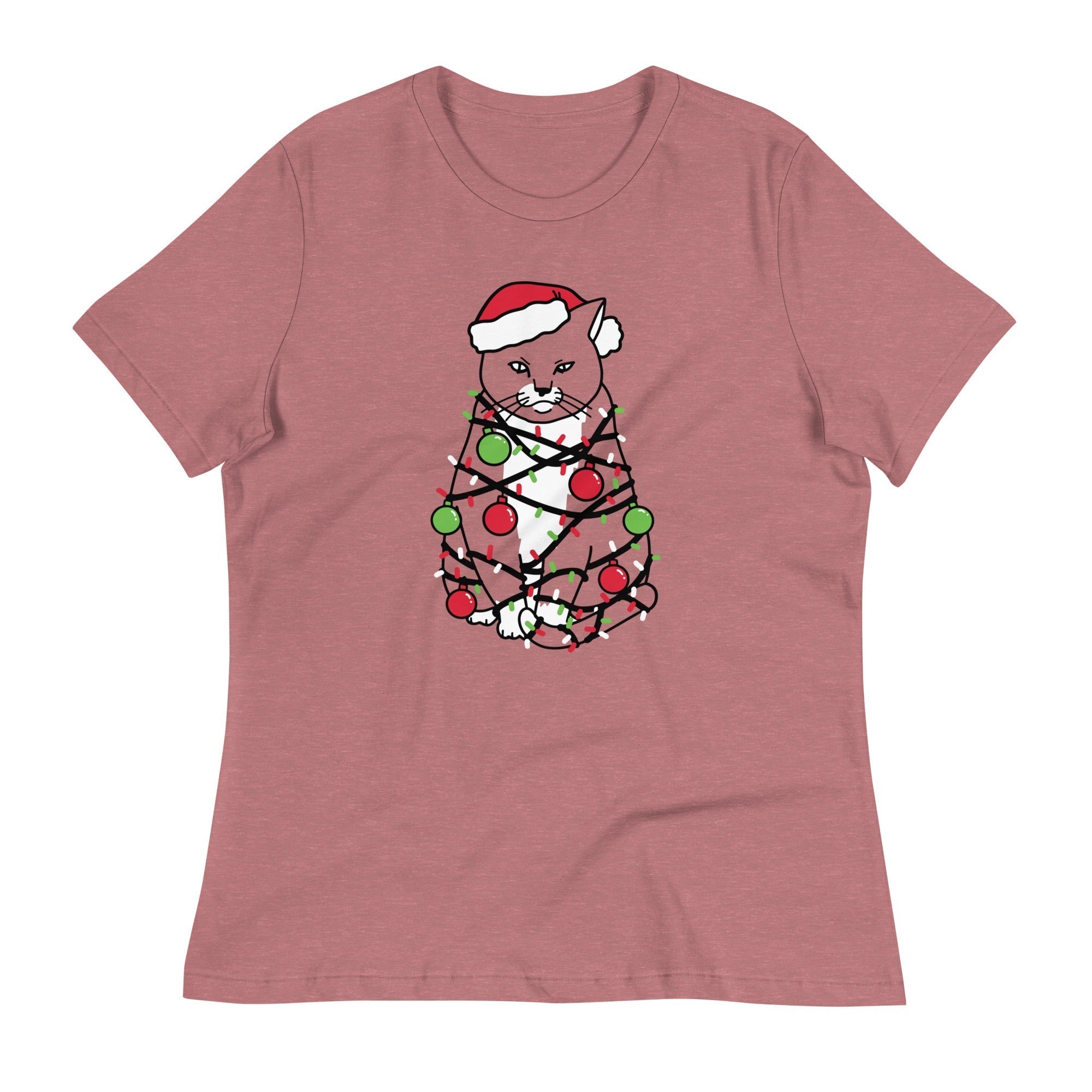 Meowy Christmas Women's Signature Tee Hoodie, Sweatshirt | PureTeeCo.com (Image 2)