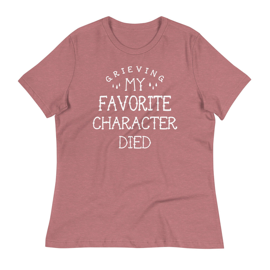 My Favorite Character Died Women's Signature Tee Hoodie, Sweatshirt | PureTeeCo.com (Image 3)