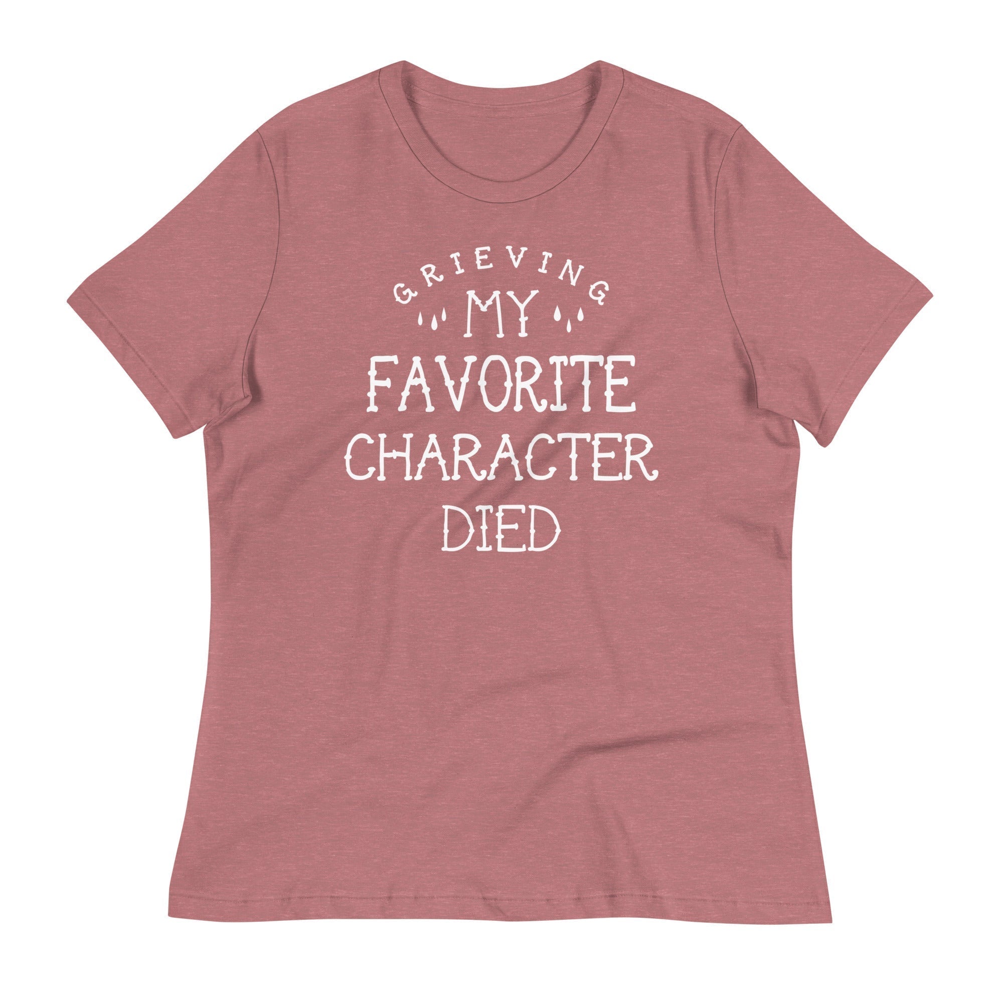My Favorite Character Died Women's Signature Tee Hoodie, Sweatshirt | PureTeeCo.com (Image 3)