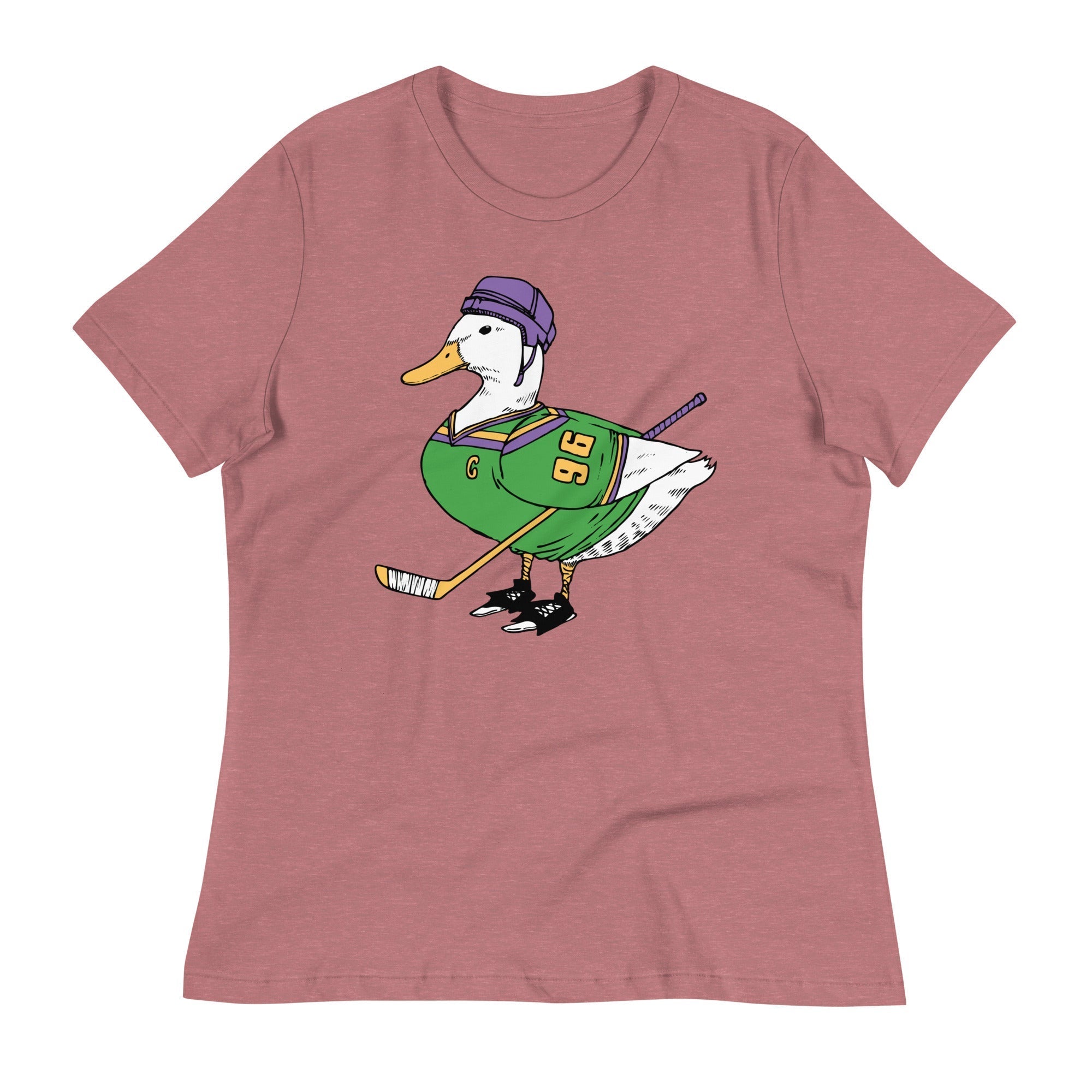 Mighty Duck Women's Signature Tee Hoodie, Sweatshirt | PureTeeCo.com (Image 2)