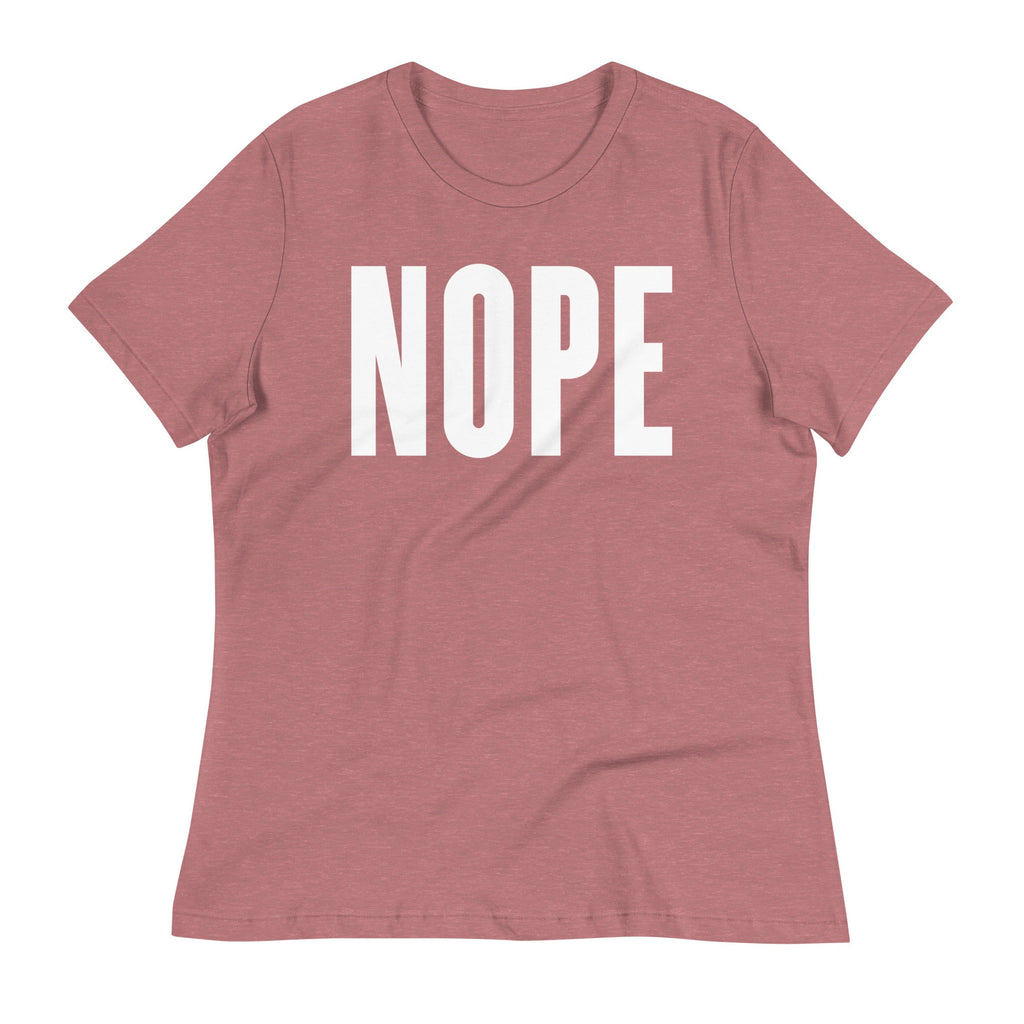 Nope Women's Signature Tee Hoodie, Sweatshirt | PureTeeCo.com (Image 3)