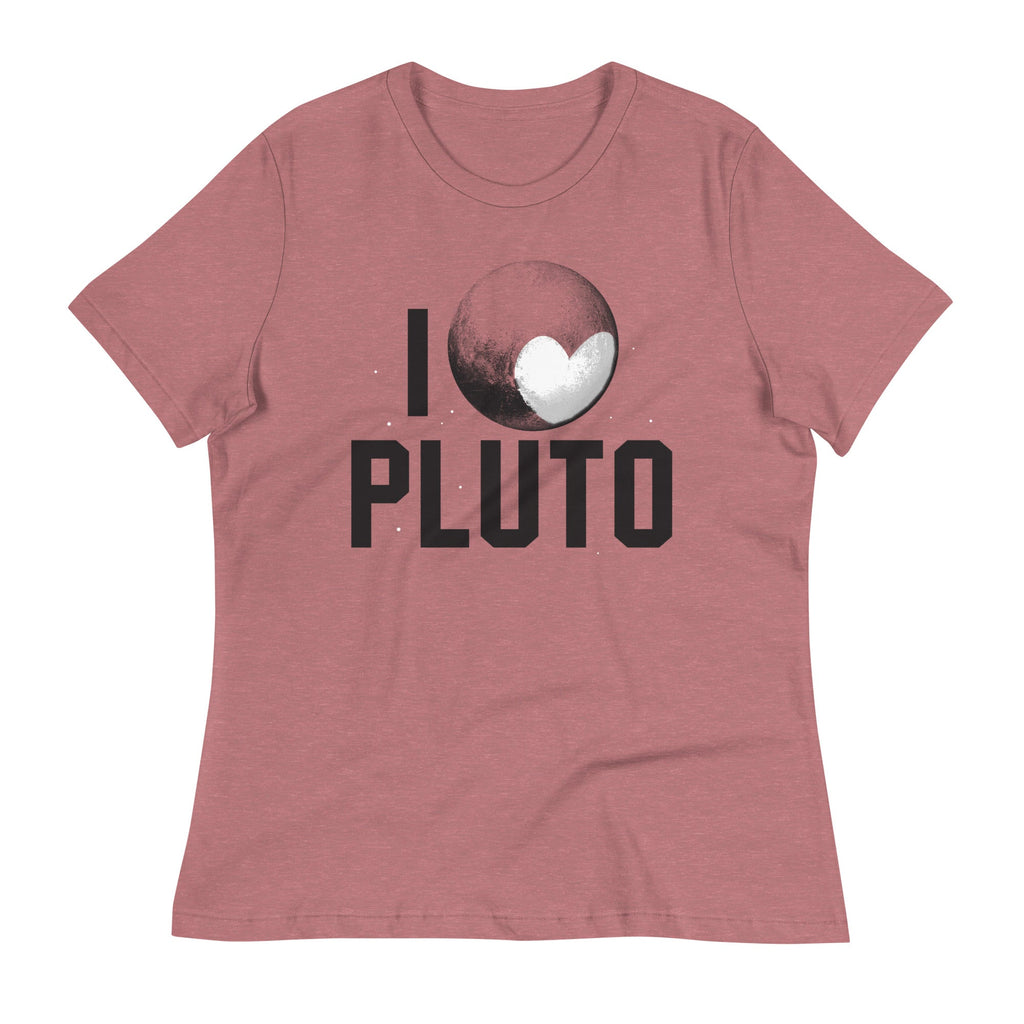 I Heart Pluto Women's Signature Tee Hoodie, Sweatshirt | PureTeeCo.com (Image 2)