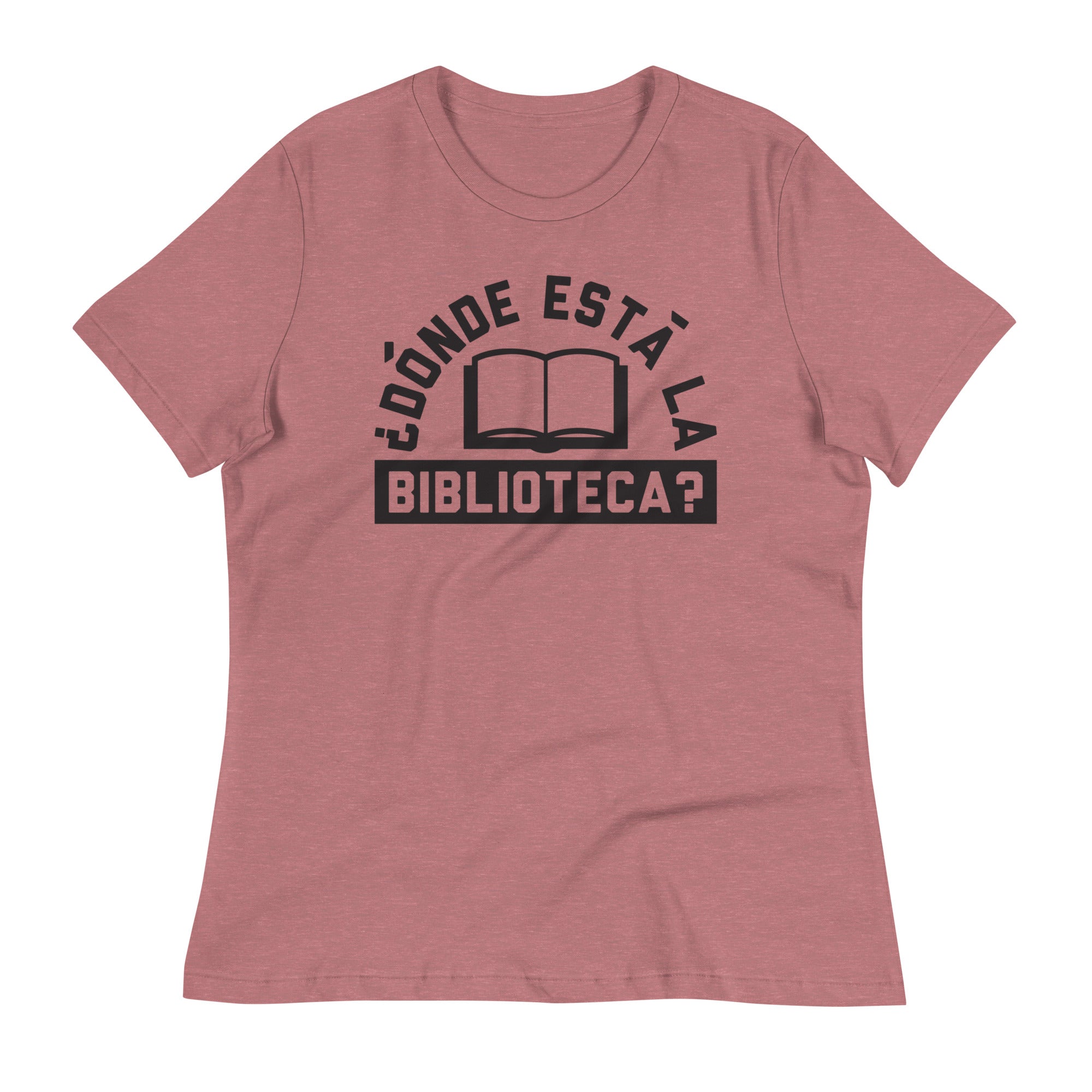 Donde Esta La Biblioteca? Women's Signature Tee Hoodie, Sweatshirt | PureTeeCo.com (Image 2)