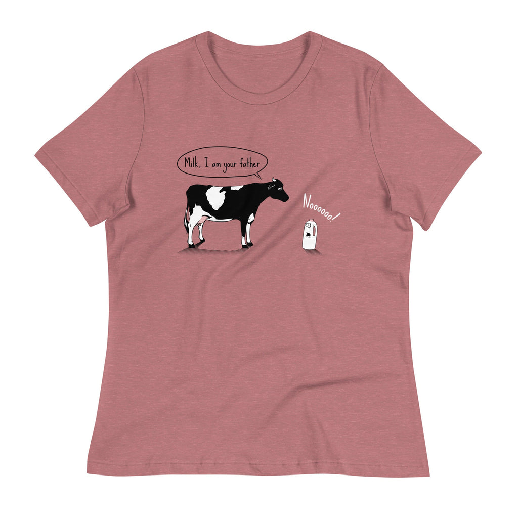 Milk, I am your father Women's Signature Tee Hoodie, Sweatshirt | PureTeeCo.com (Image 3)