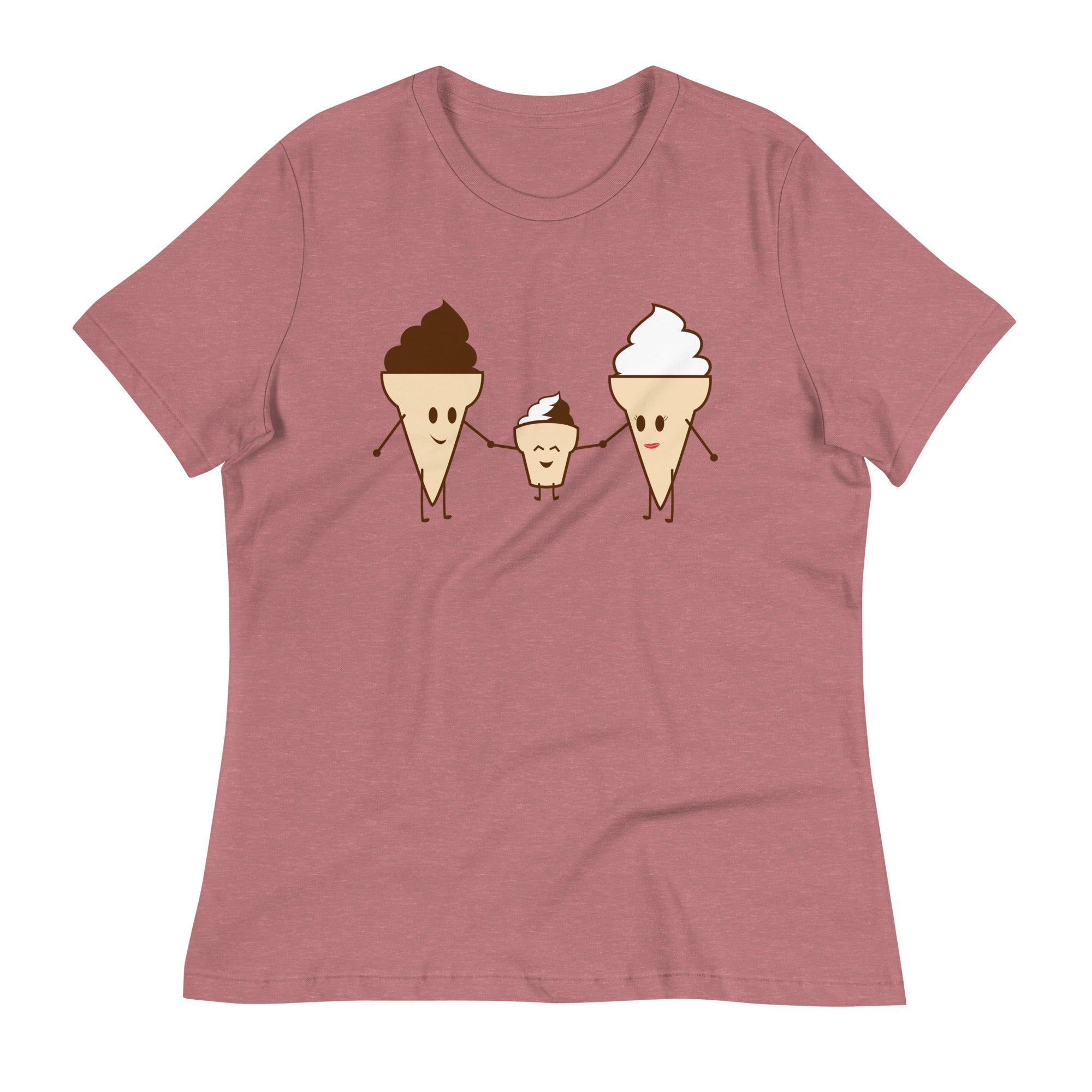 Ice Cream Family Women's Signature Tee Hoodie, Sweatshirt | PureTeeCo.com (Image 2)