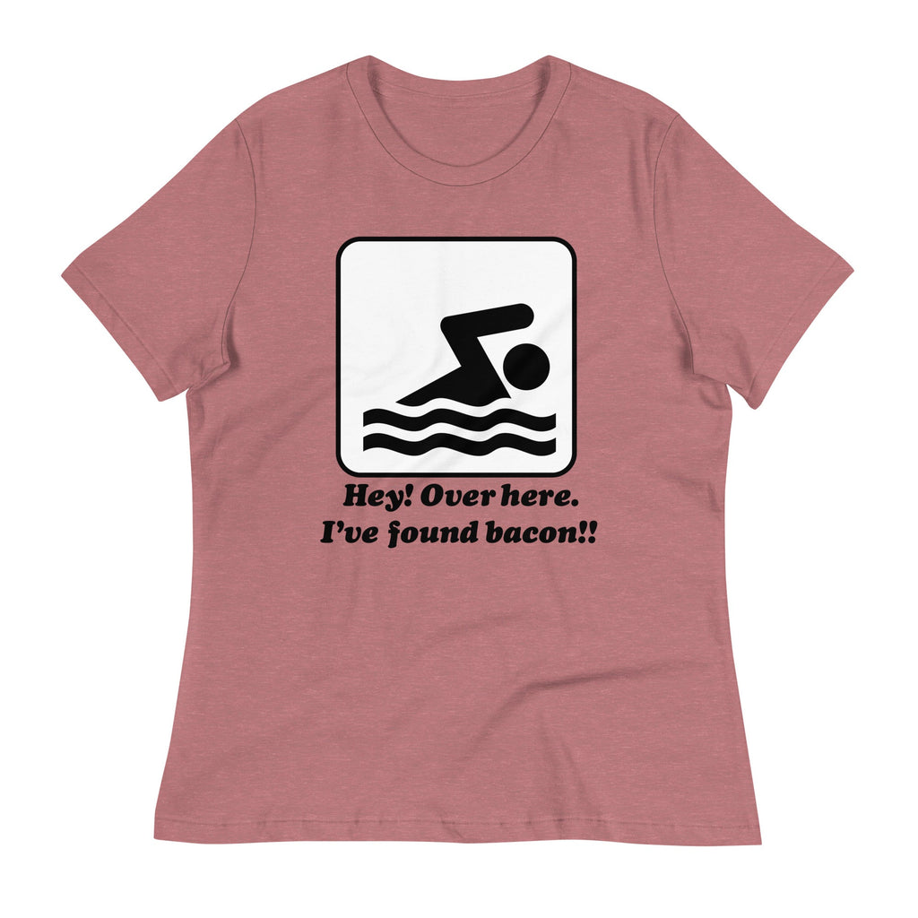I've Found Bacon! Women's Signature Tee Hoodie, Sweatshirt | PureTeeCo.com (Image 3)
