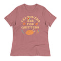 Leftovers Are For Quitters Women's Signature Tee Hoodie, Sweatshirt | PureTeeCo.com (Image 1)