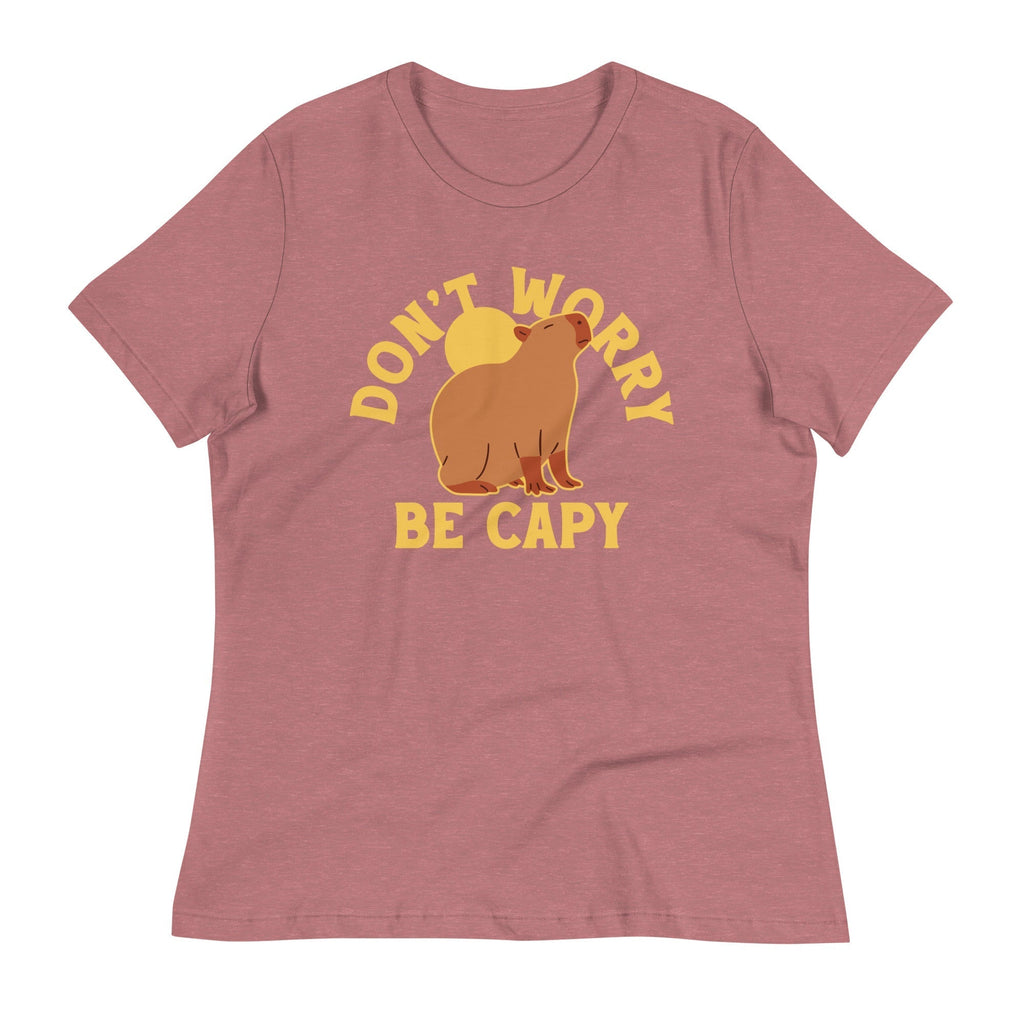 Don't Worry Be Capy Women's Signature Tee Hoodie, Sweatshirt | PureTeeCo.com (Image 5)