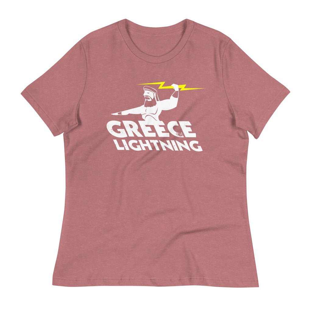 Greece Lightning Women's Signature Tee Hoodie, Sweatshirt | PureTeeCo.com (Image 5)