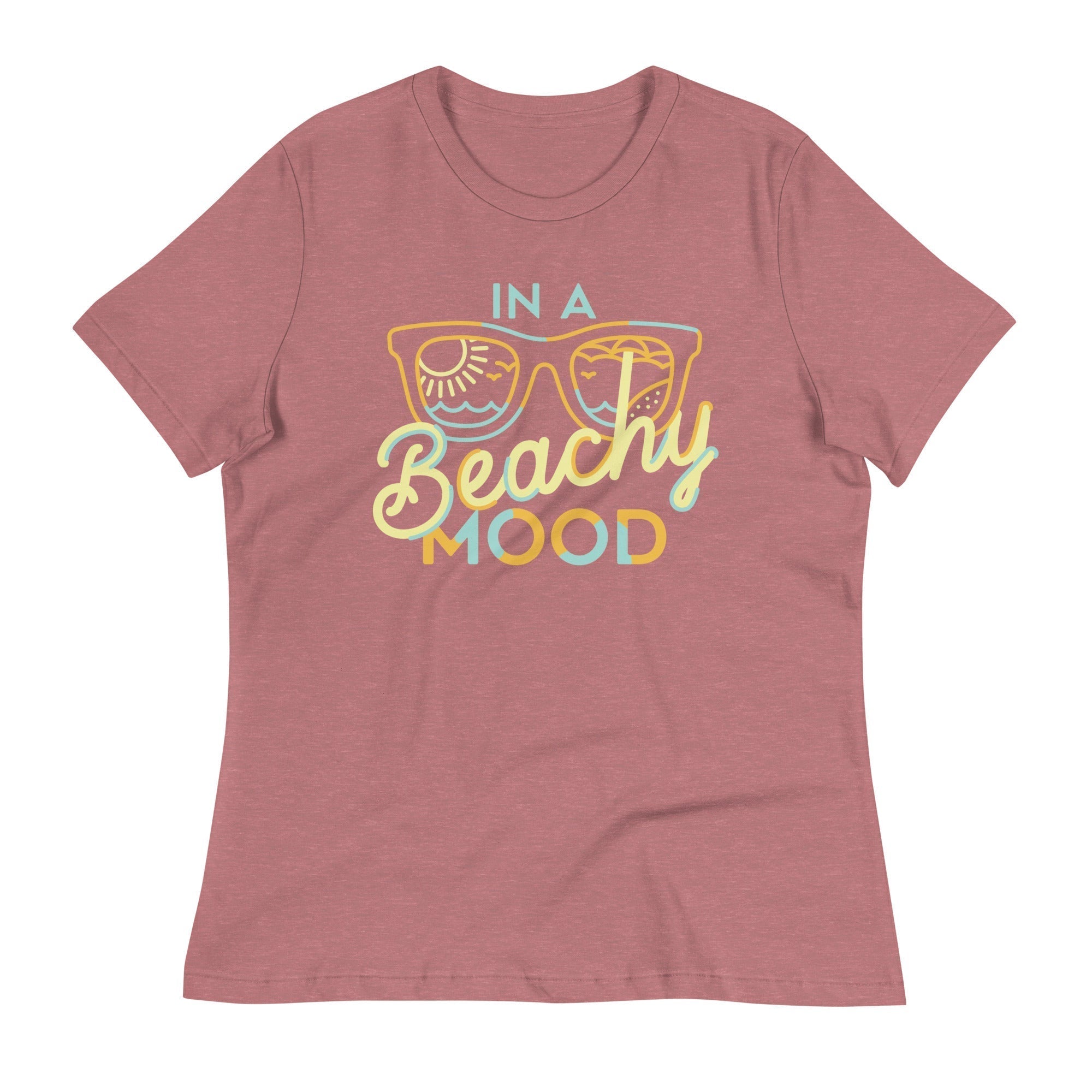 In A Beachy Mood Women's Signature Tee Hoodie, Sweatshirt | PureTeeCo.com (Image 4)