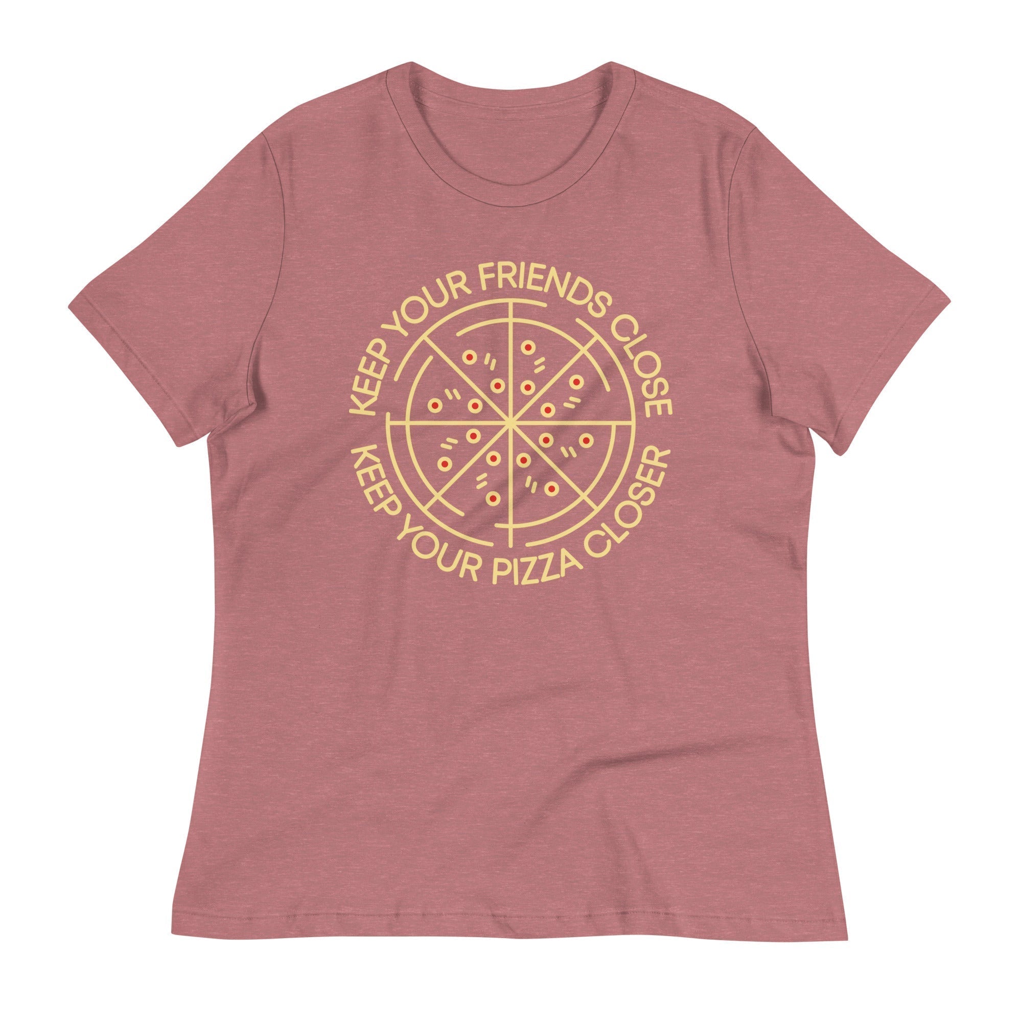 Keep Your Pizza Closer Women's Signature Tee Hoodie, Sweatshirt | PureTeeCo.com (Image 4)