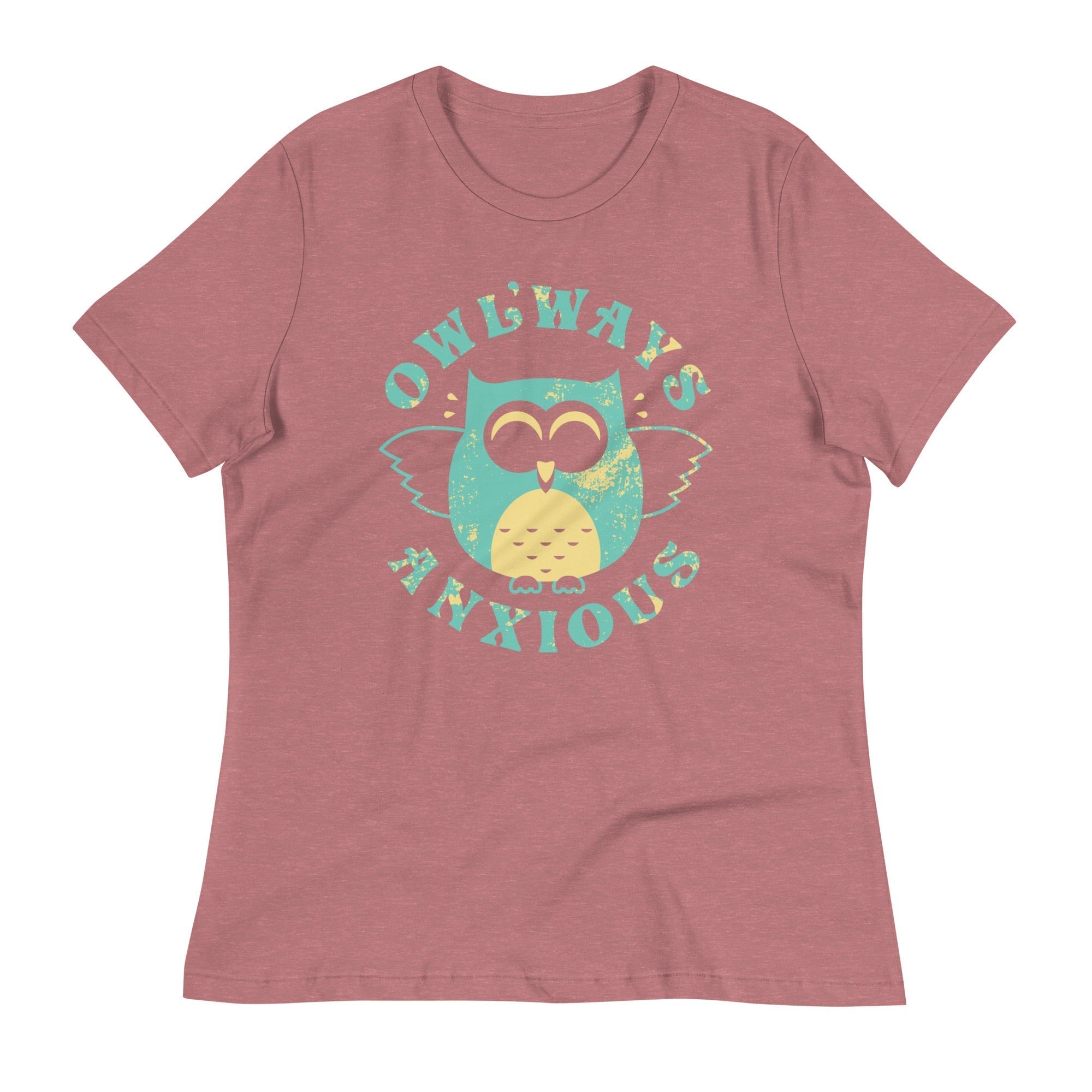 Owlways Anxious Women's Signature Tee Hoodie, Sweatshirt | PureTeeCo.com (Image 3)