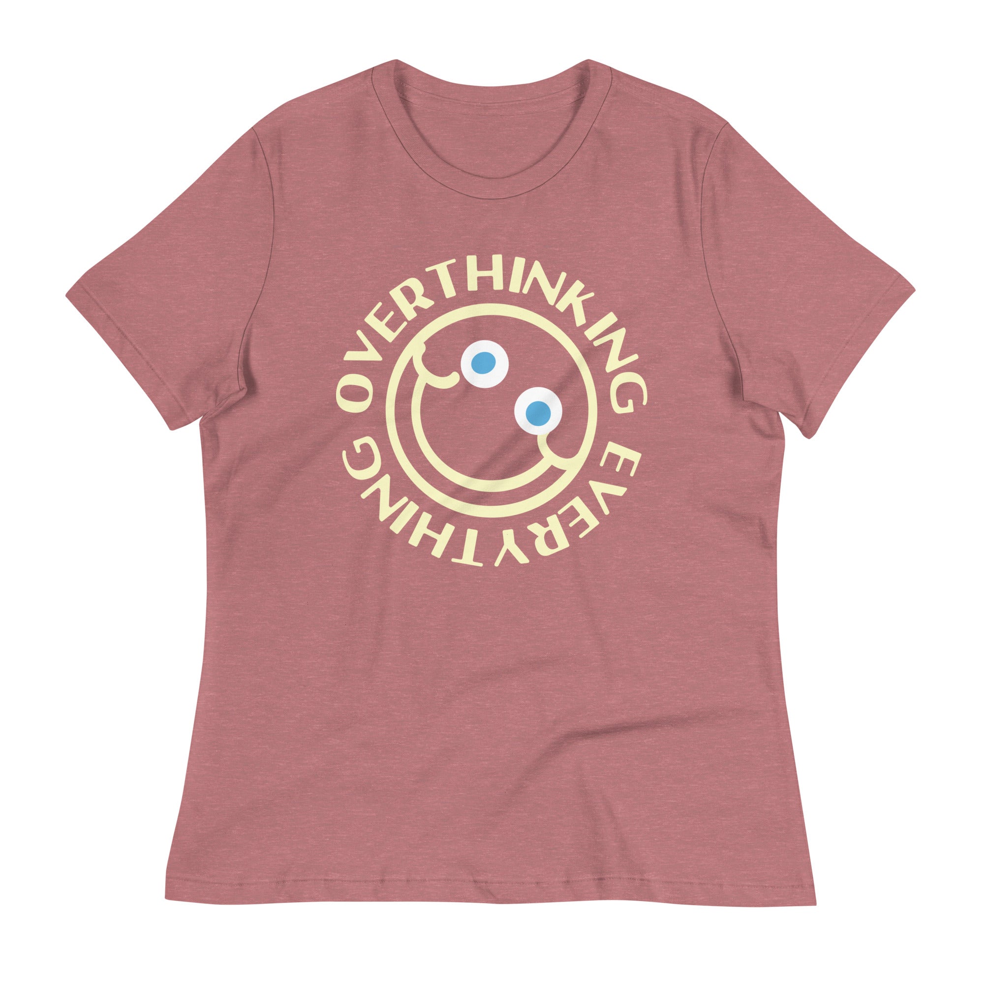Overthinking Everything Women's Signature Tee Hoodie, Sweatshirt | PureTeeCo.com (Image 5)