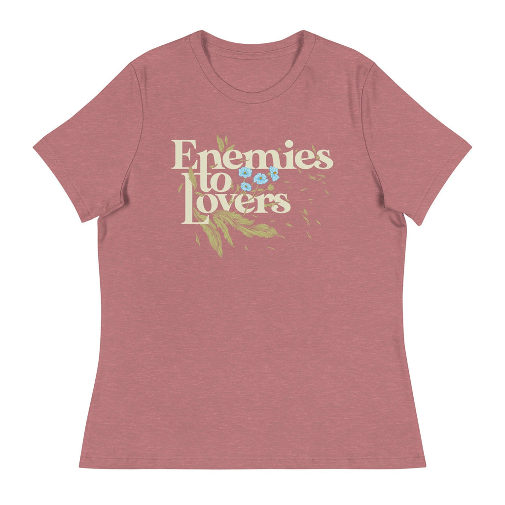 Enemies To Lovers Women's Signature Tee Hoodie, Sweatshirt | PureTeeCo.com (Image 4)