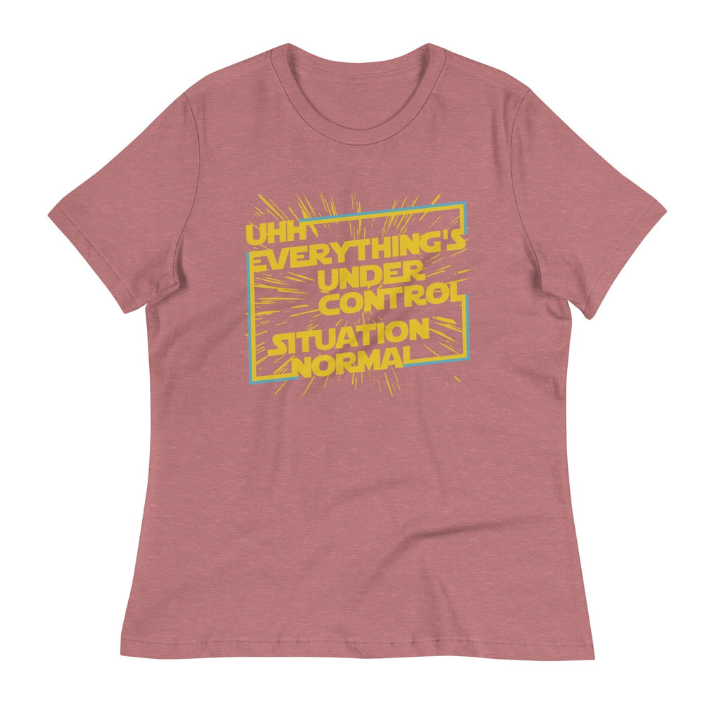 Everything's Under Control Situation Normal Women's Signature Tee Hoodie, Sweatshirt | PureTeeCo.com (Image 5)