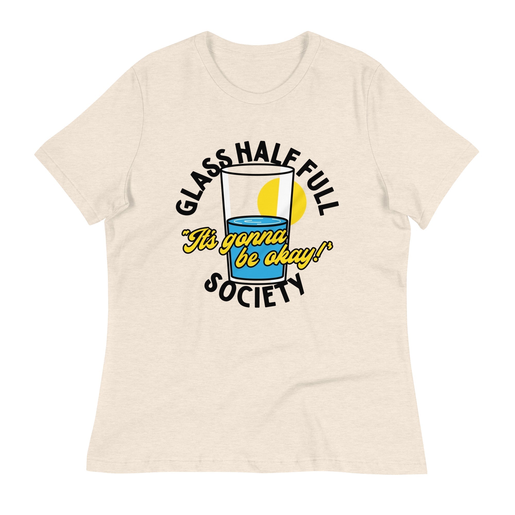 Glass Half Full Society Women's Signature Tee Hoodie, Sweatshirt | PureTeeCo.com (Image 5)