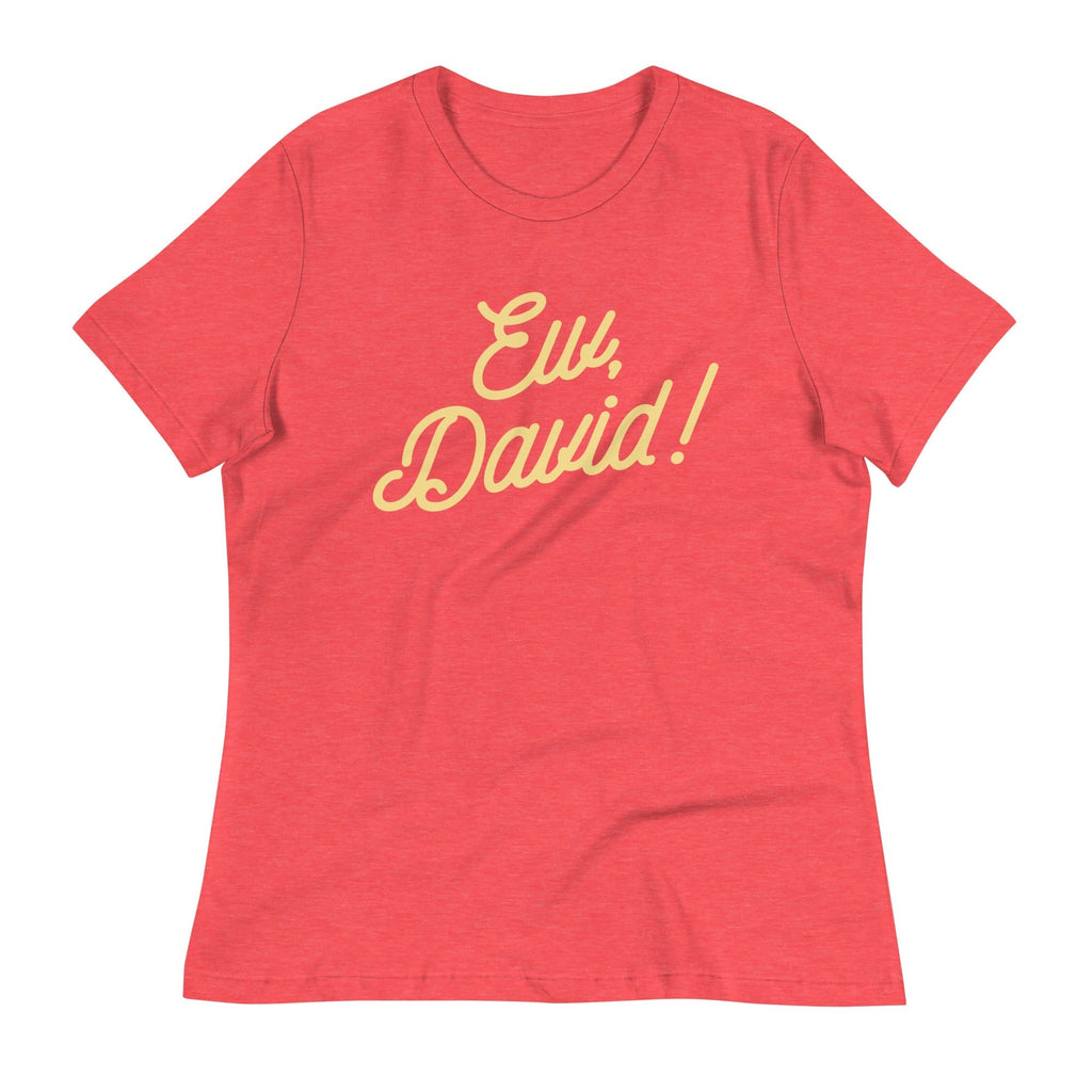 Ew, David! Women's Signature Tee Hoodie, Sweatshirt | PureTeeCo.com (Image 4)
