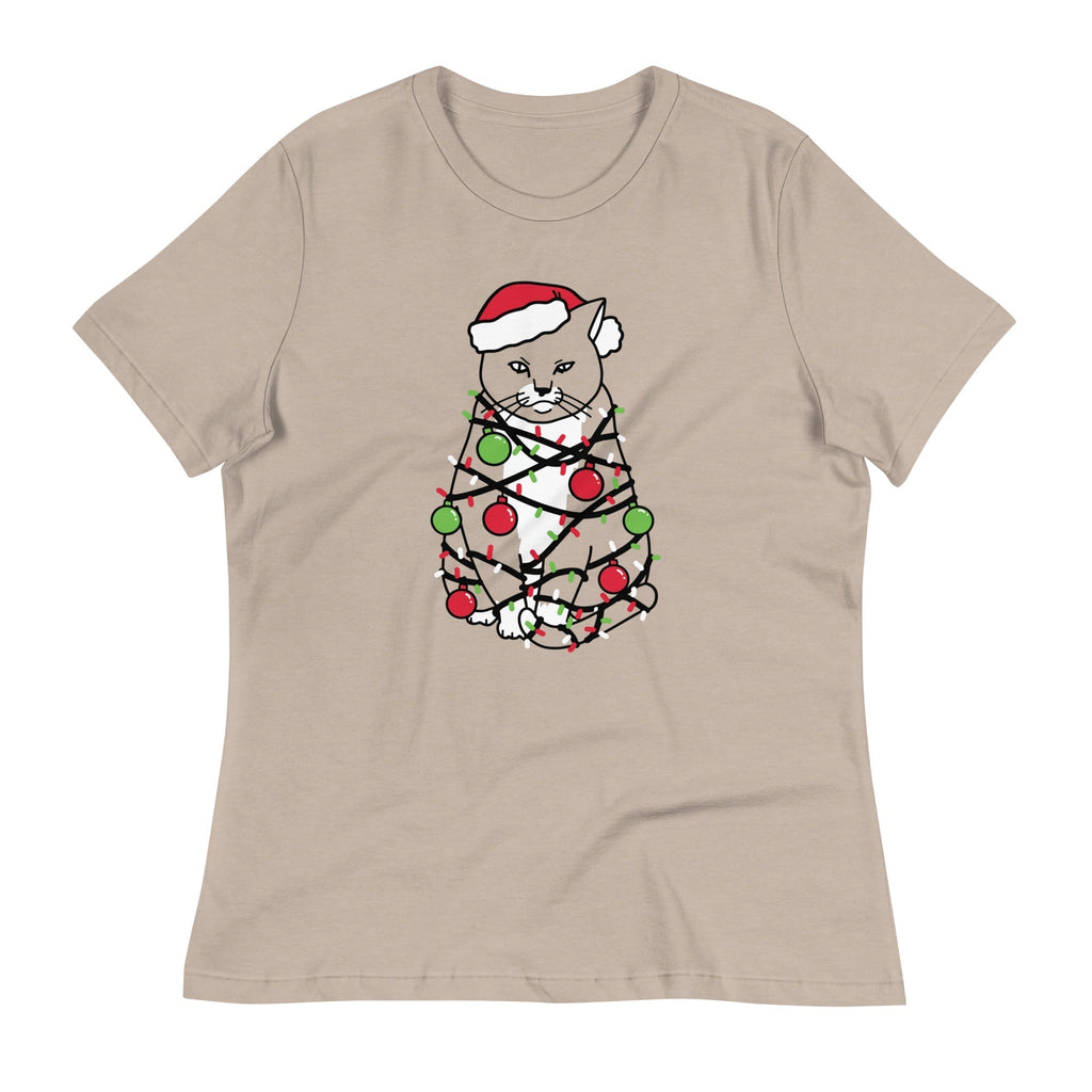 Meowy Christmas Women's Signature Tee Hoodie, Sweatshirt | PureTeeCo.com (Image 3)
