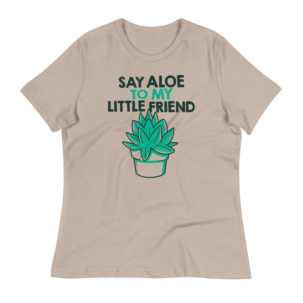 Say Aloe To My Little Friend Women's Signature Tee Hoodie, Sweatshirt | PureTeeCo.com (Image 4)