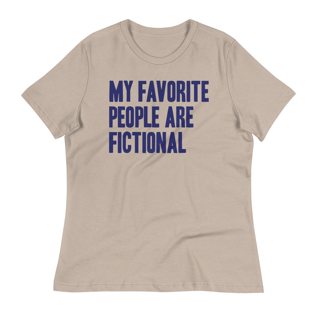 My Favorite People Are Fictional Women's Signature Tee Hoodie, Sweatshirt | PureTeeCo.com (Image 4)