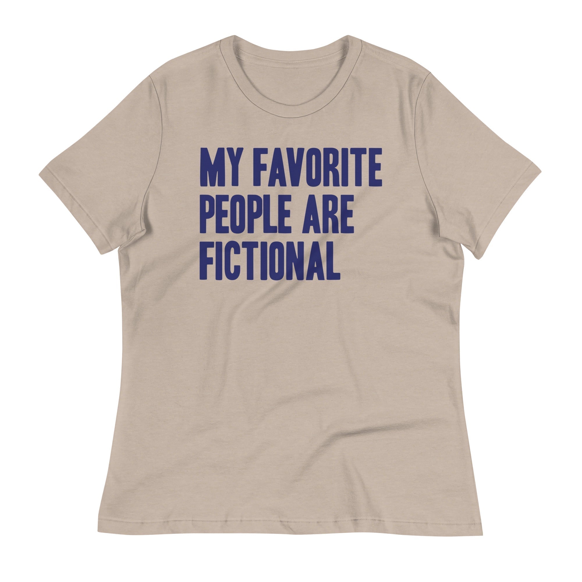 My Favorite People Are Fictional Women's Signature Tee Hoodie, Sweatshirt | PureTeeCo.com (Image 4)