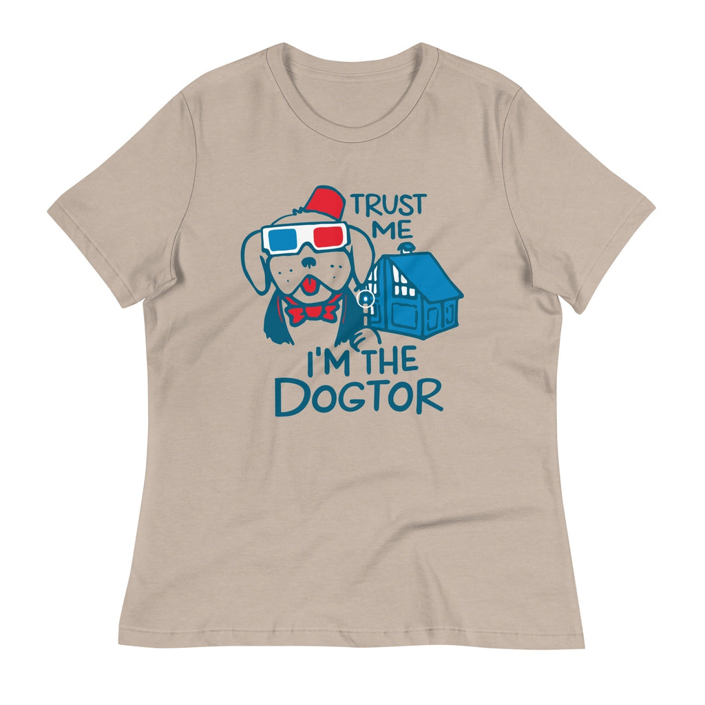 Trust Me, I'm The Dogtor Women's Signature Tee Hoodie, Sweatshirt | PureTeeCo.com (Image 3)