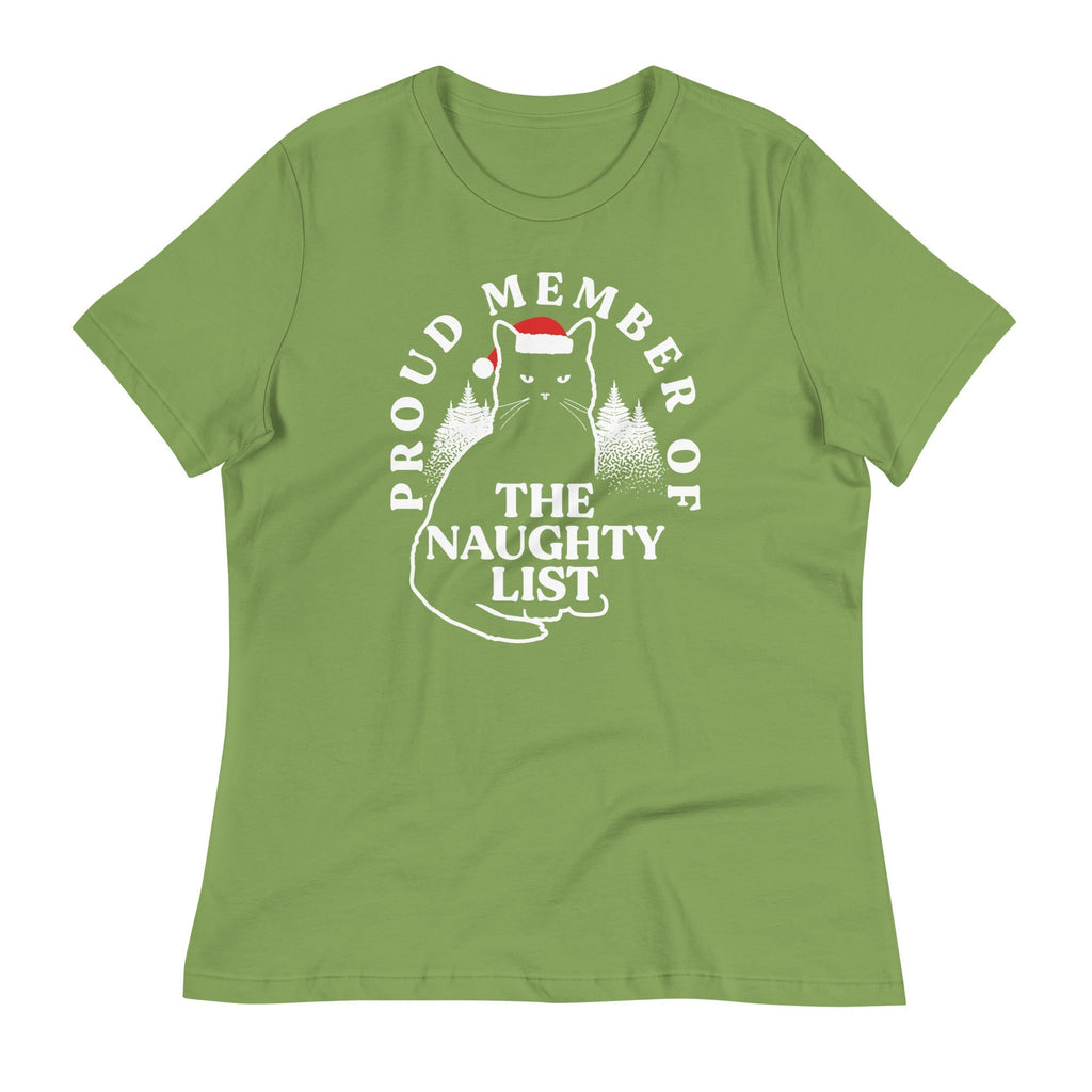 The Naughty List Women's Signature Tee Hoodie, Sweatshirt | PureTeeCo.com (Image 1)