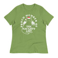 The Naughty List Women's Signature Tee Hoodie, Sweatshirt | PureTeeCo.com (Image 1)