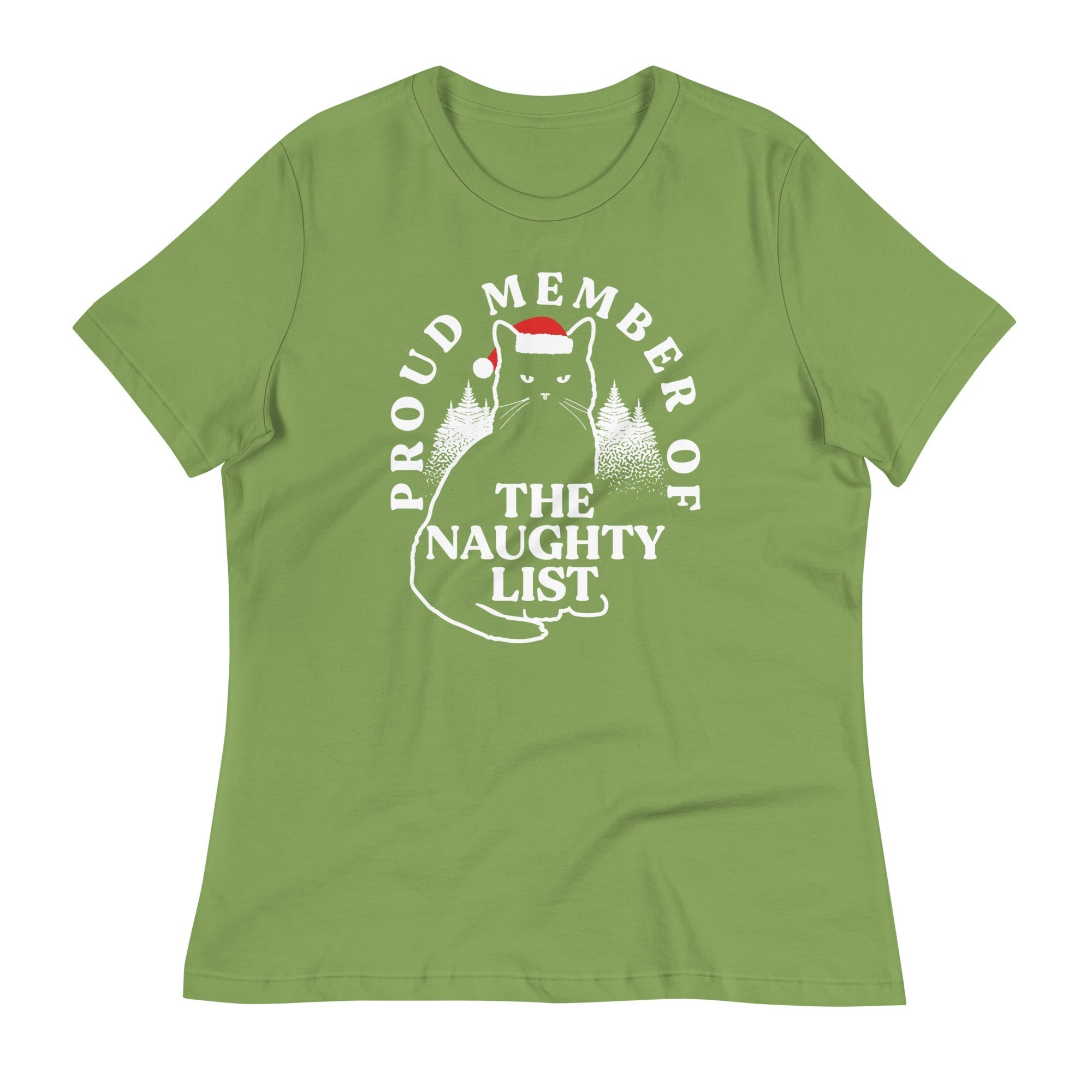 The Naughty List Women's Signature Tee Hoodie, Sweatshirt | PureTeeCo.com (Image 1)