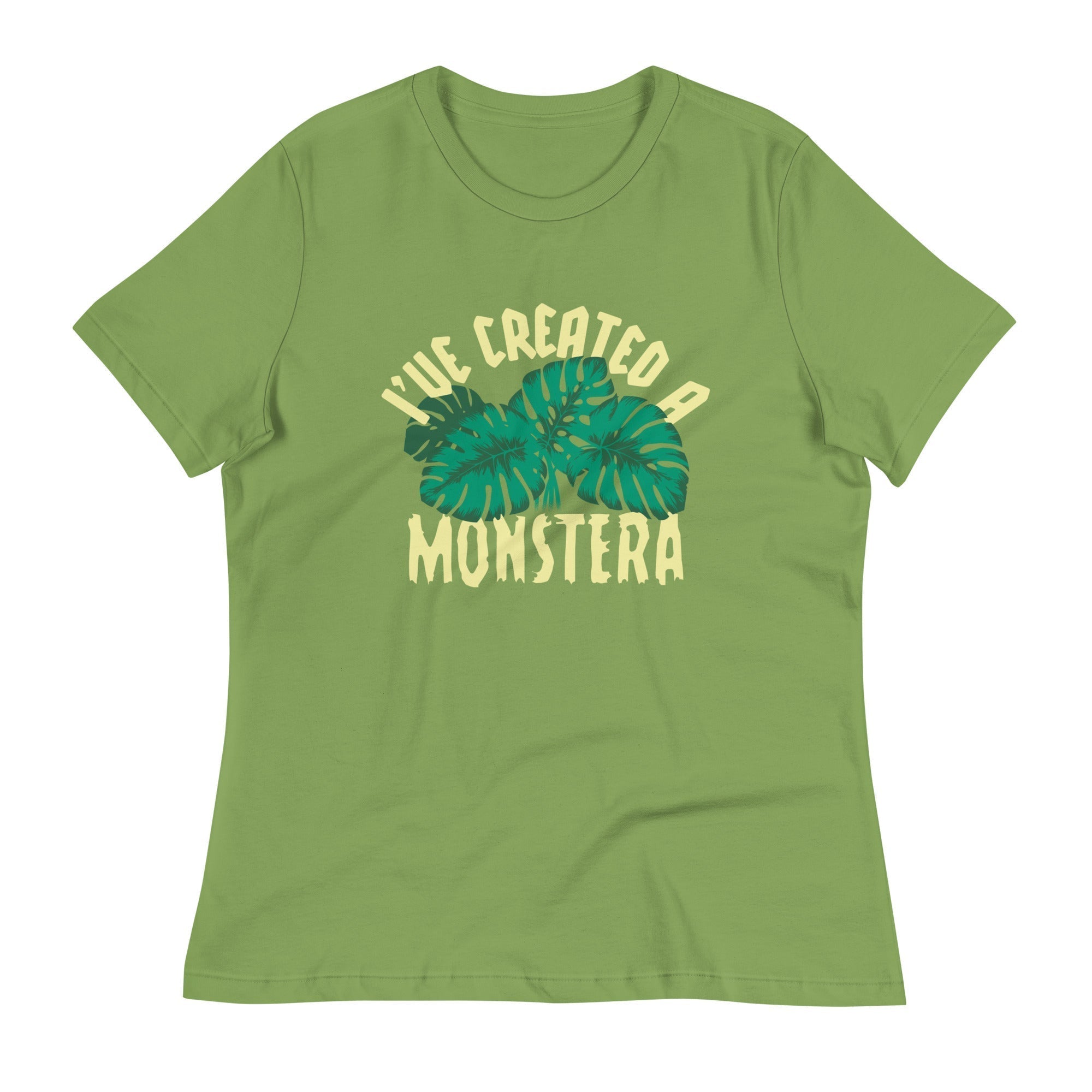 I've Created A Monstera Women's Signature Tee Hoodie, Sweatshirt | PureTeeCo.com (Image 5)