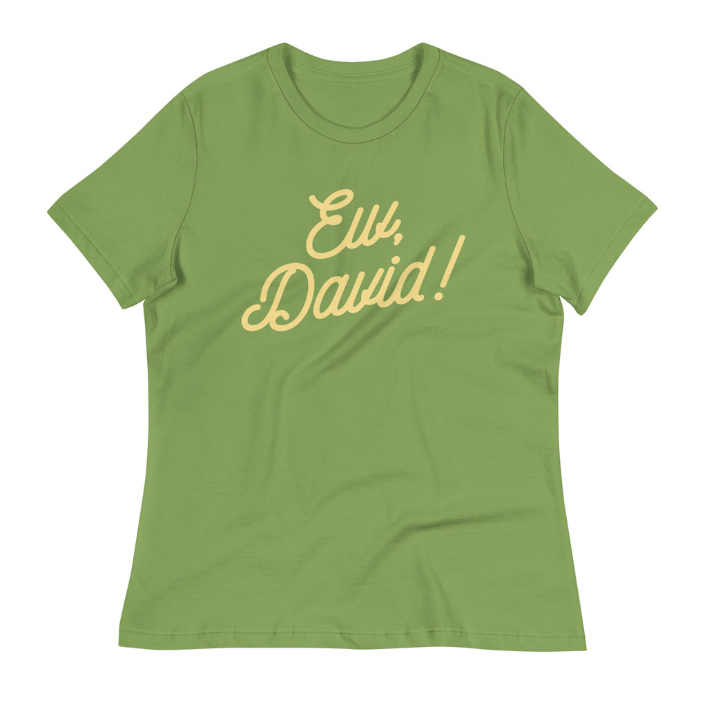 Ew, David! Women's Signature Tee Hoodie, Sweatshirt | PureTeeCo.com (Image 5)