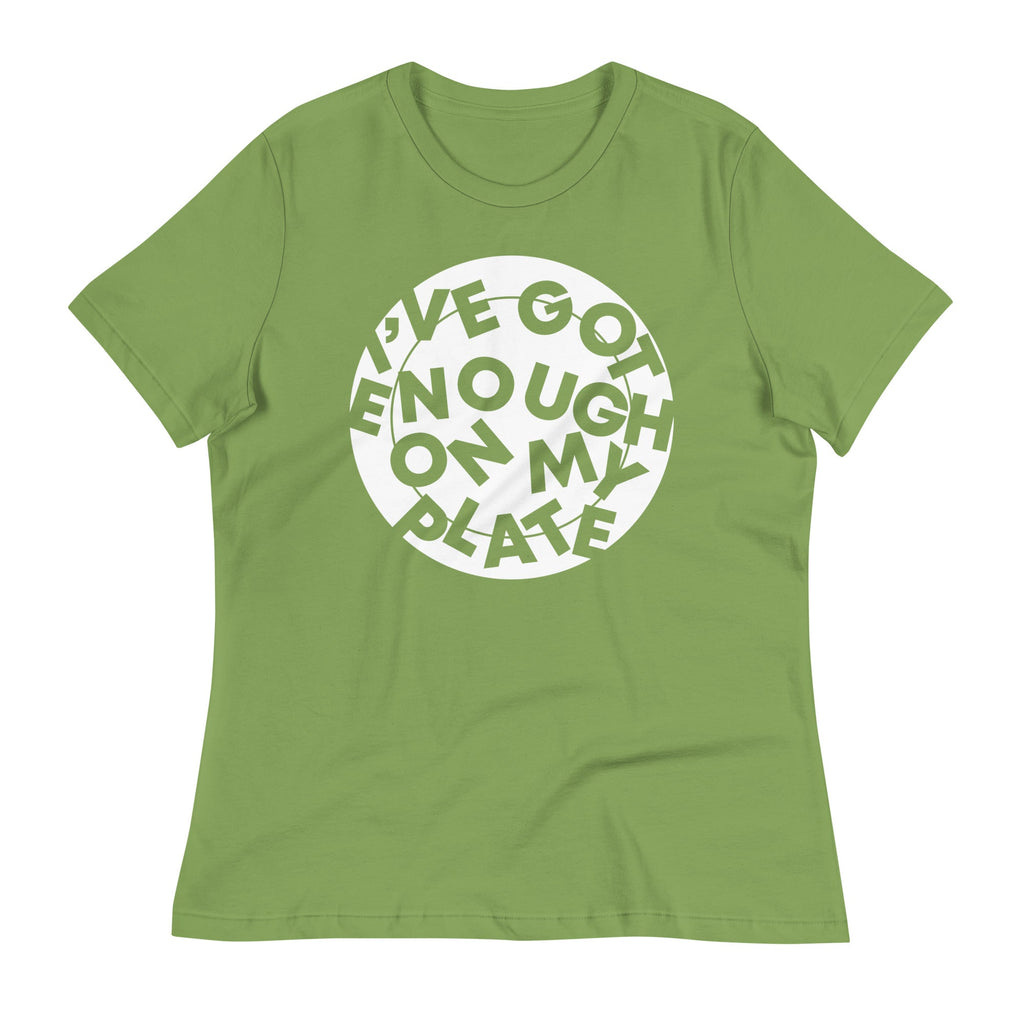 I've Got Enough On My Plate Women's Signature Tee Hoodie, Sweatshirt | PureTeeCo.com (Image 5)