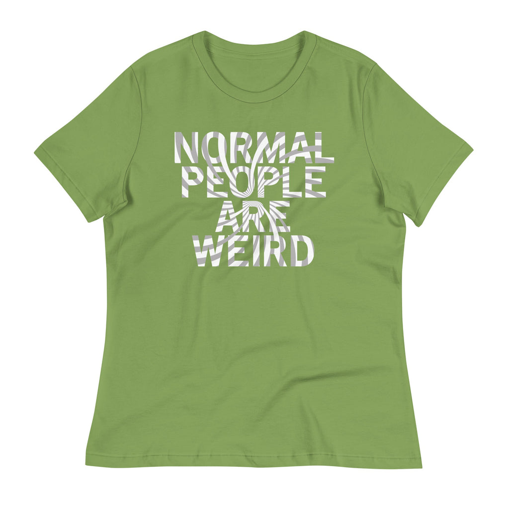 Normal People Are Weird Women's Signature Tee Hoodie, Sweatshirt | PureTeeCo.com (Image 4)